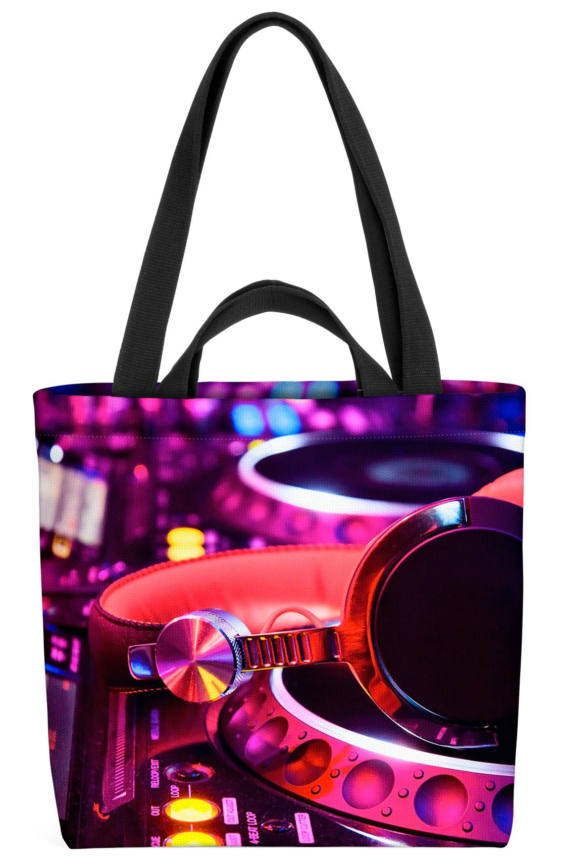 VOID Henkeltasche (1-tlg), Dj Mixpult Mischpult Kopfhörer dj disko audio nightclub kopfhörer kno