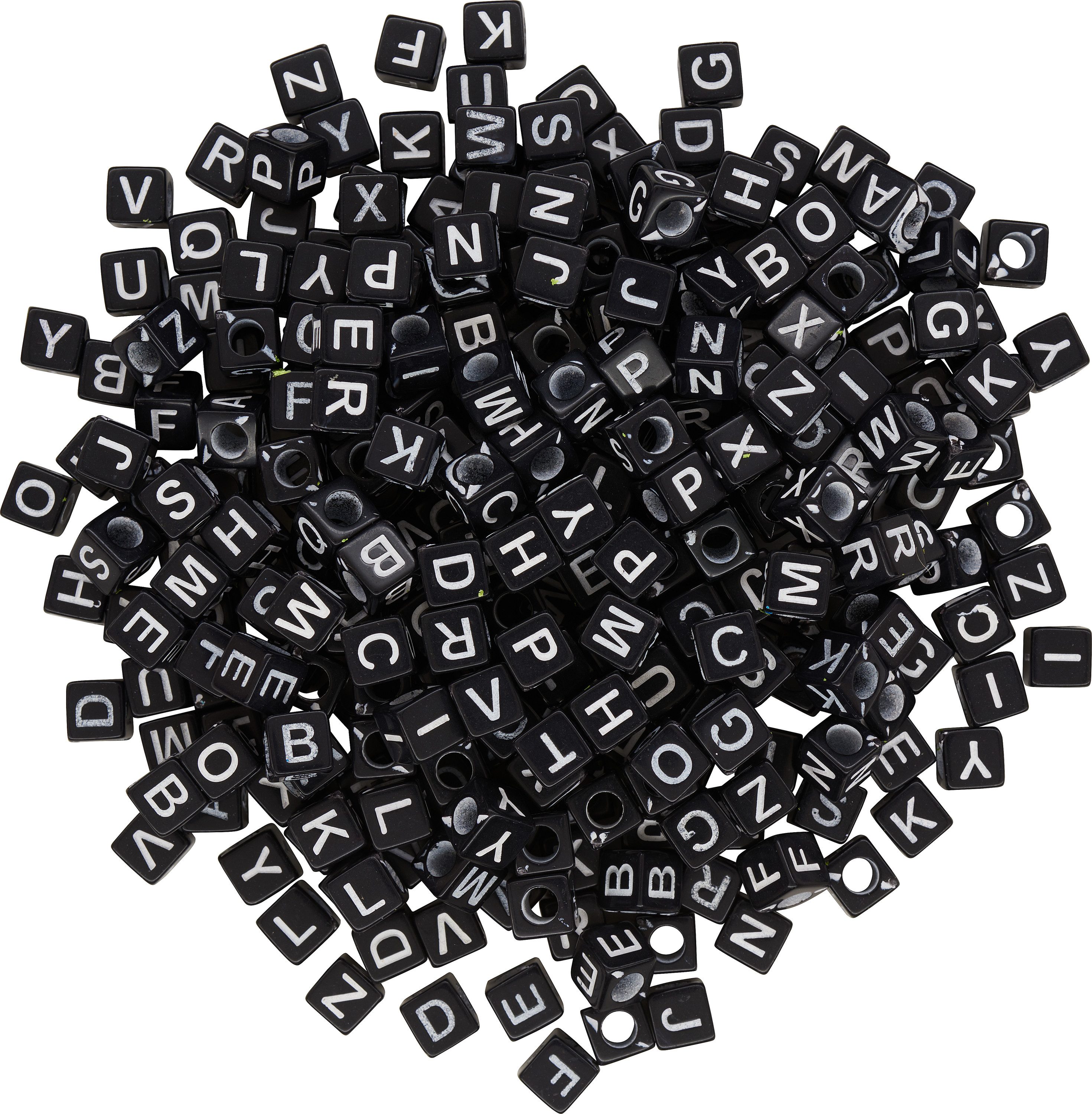 VBS Крафтовий бісер Schwarz, Eckig, 6 mm, 45 g