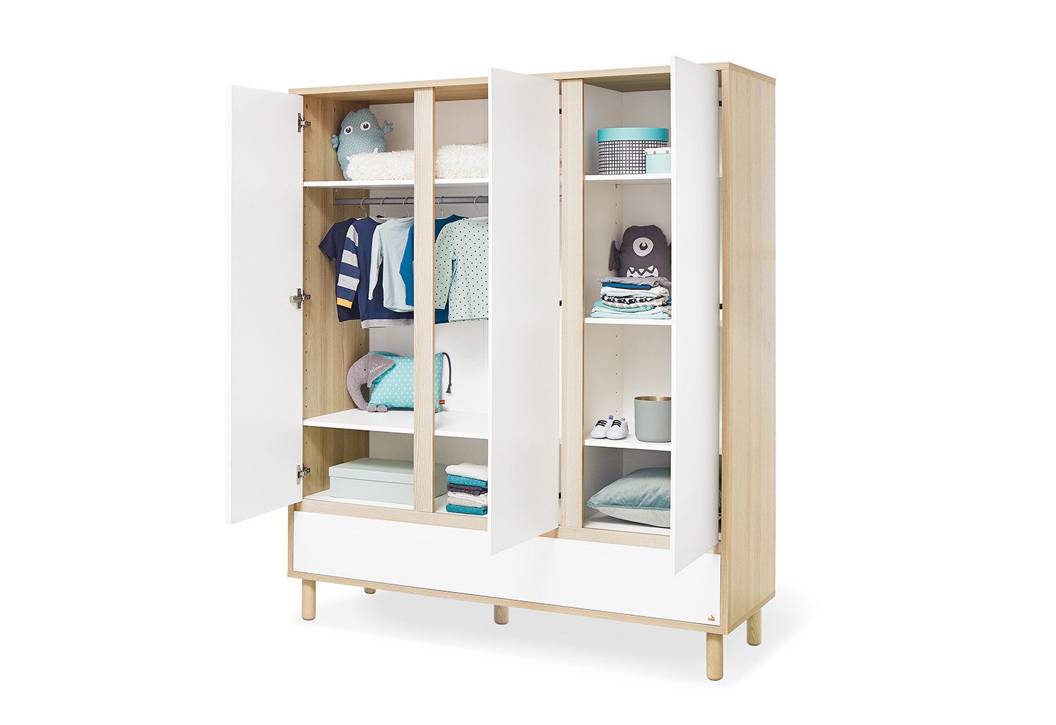 Pinolino® Kinderkleiderschrank Kleiderschrank 'Flow' groß