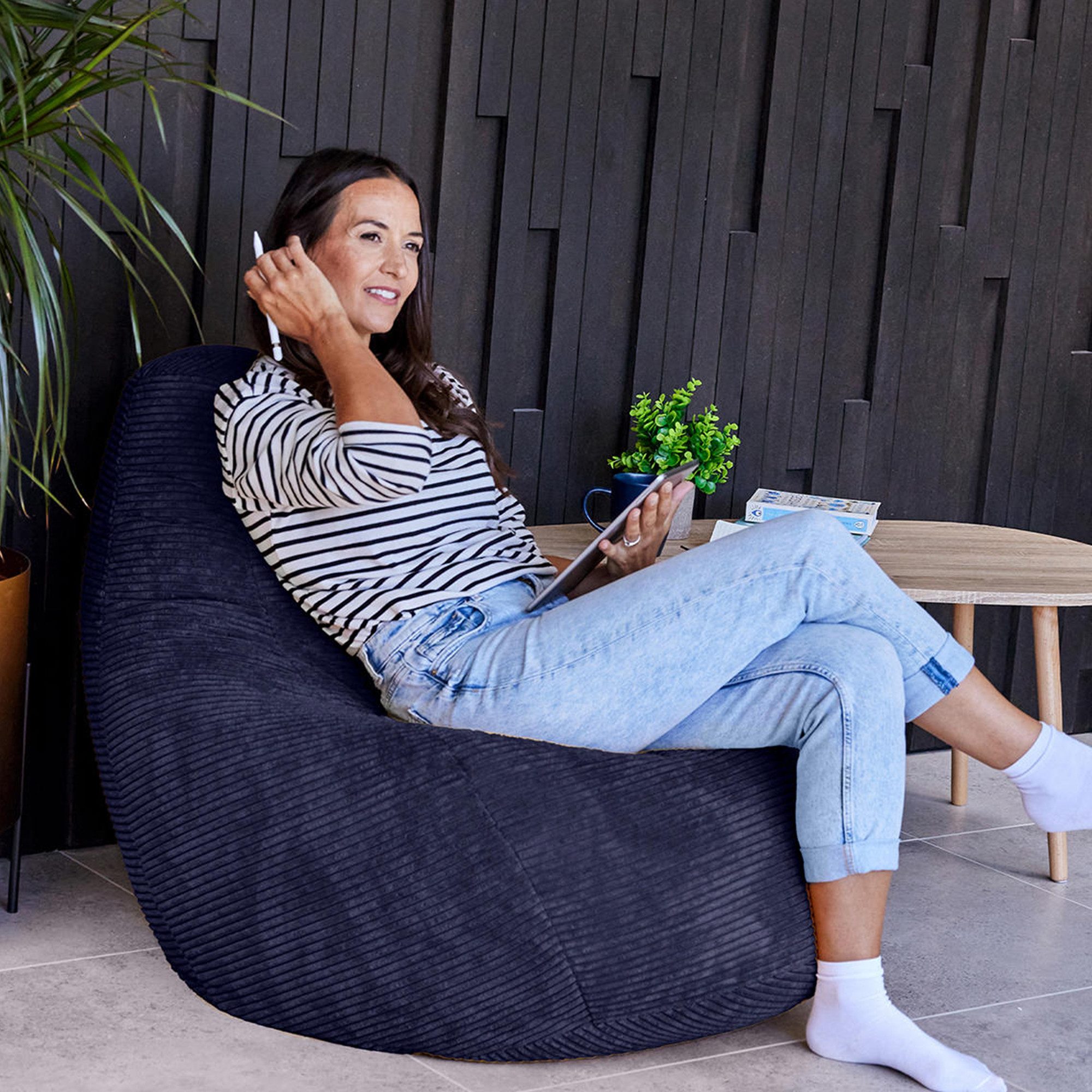 icon Sitzsack Sitzsack Sessel mit Liege günstig online kaufen