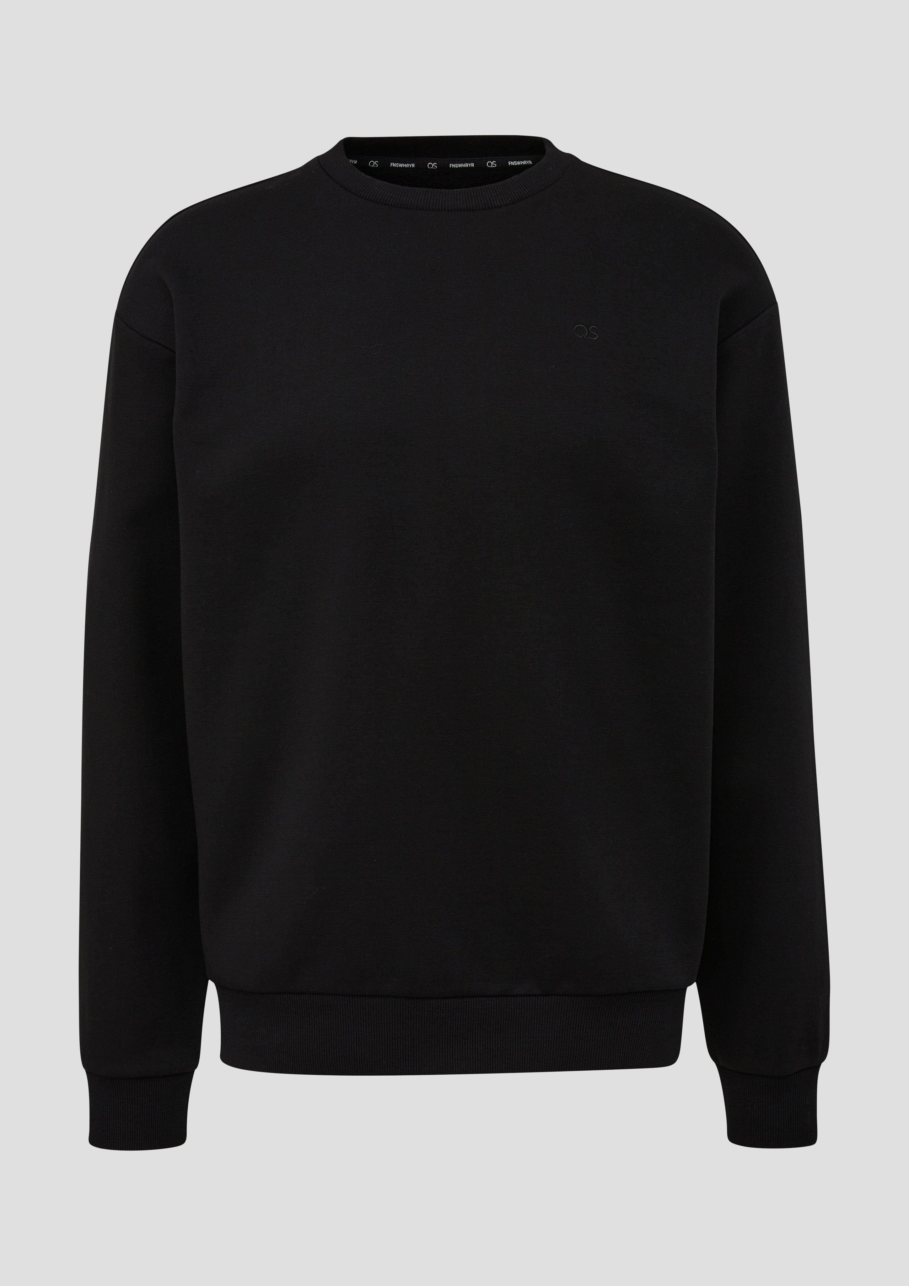QS Sweatshirt Sweatshirt mit Logo-Stickerei Stickerei günstig online kaufen