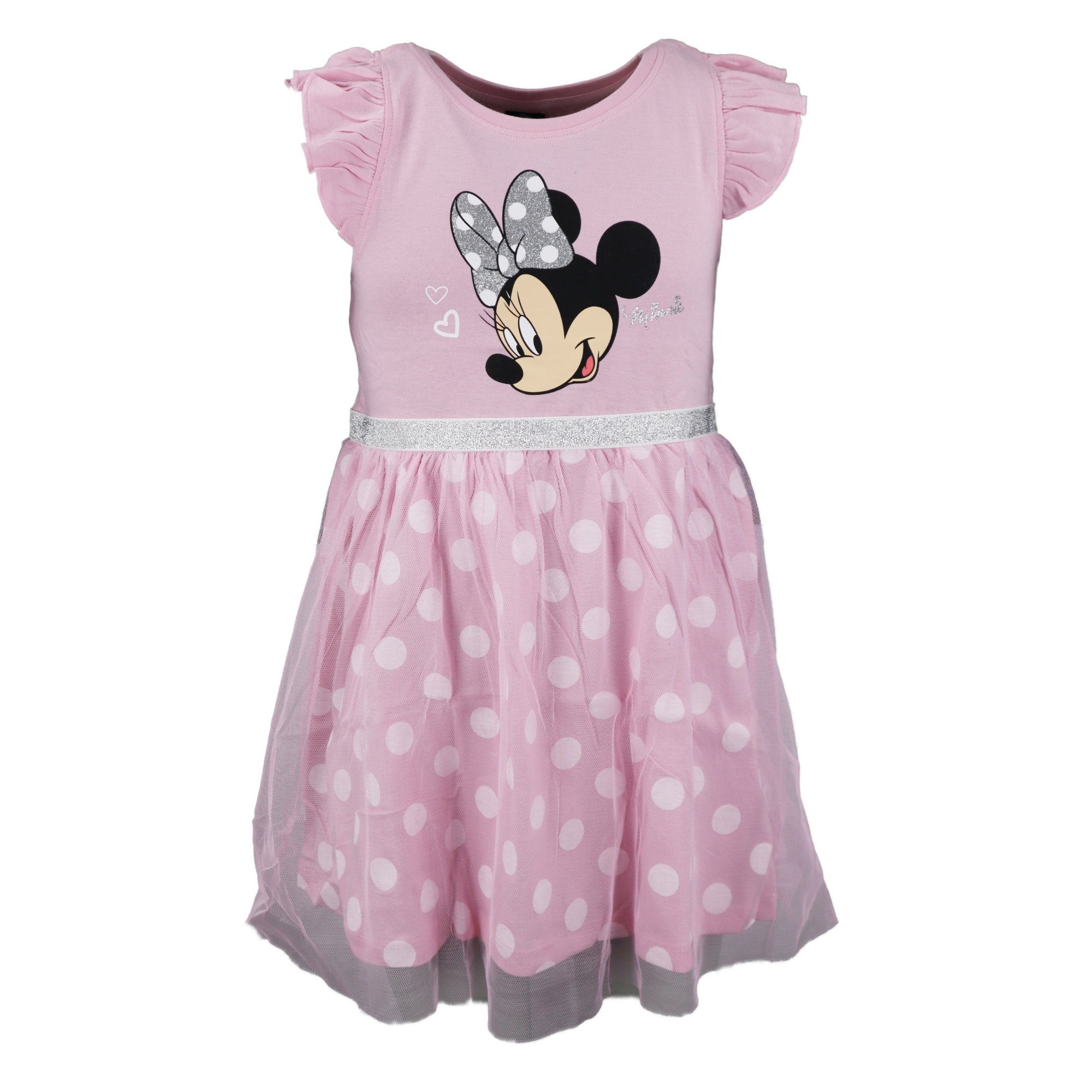 Mädchen 104 134 Gr. bis Kleid Disney Mouse Kinder Disney Maus Minnie Tüllkleid Minnie
