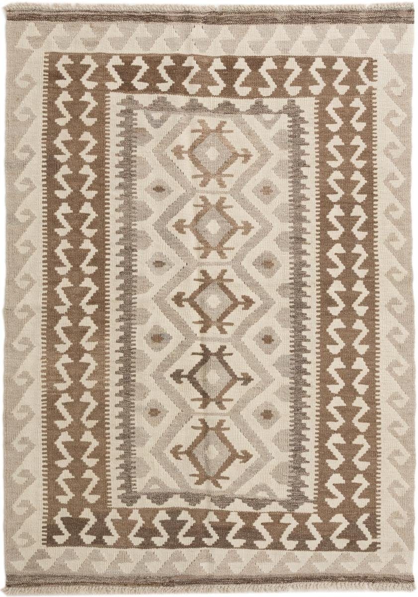 Orientteppich Kelim Afghan Heritage 101x144 Handgewebter Moderner Orientteppich, Nain Trading, rechteckig, Höhe: 3 mm