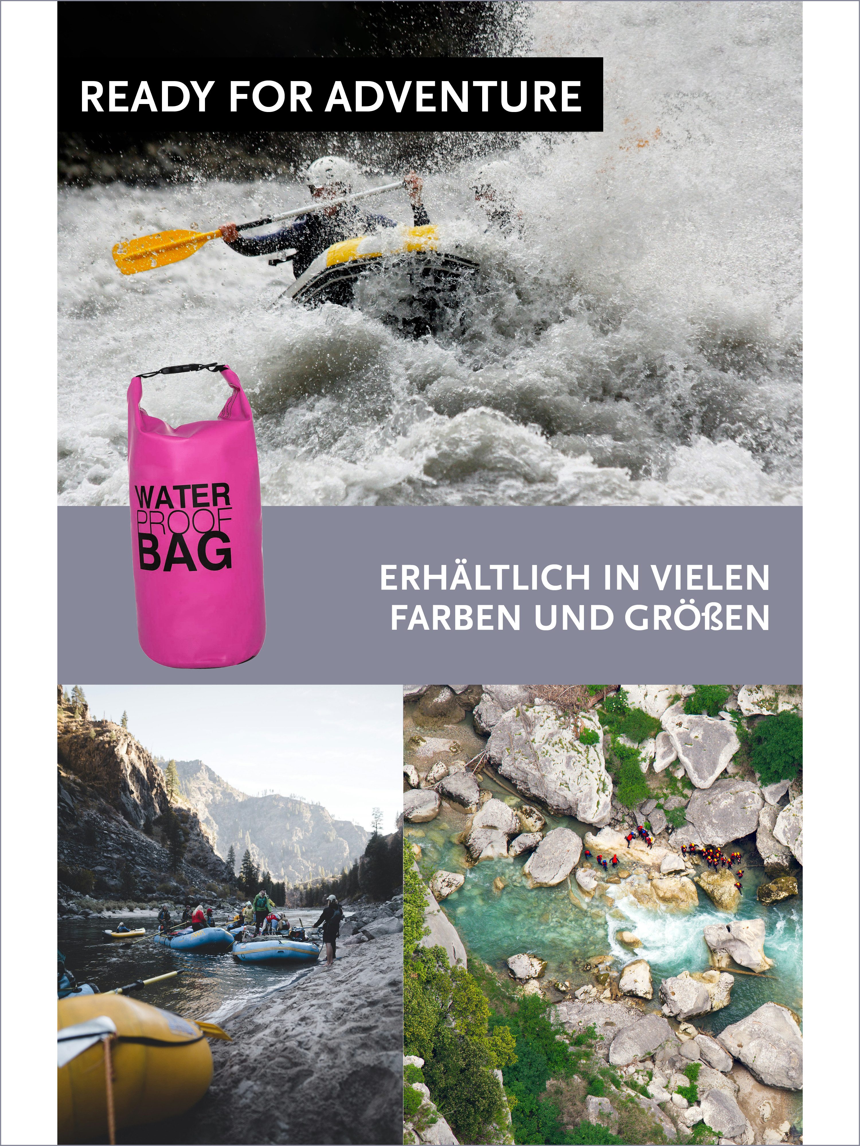 DonDon Drybag Beutel Trockentasche Trockenbeutel, wasserdichter outdoor Drybag – Bild 5 von 5