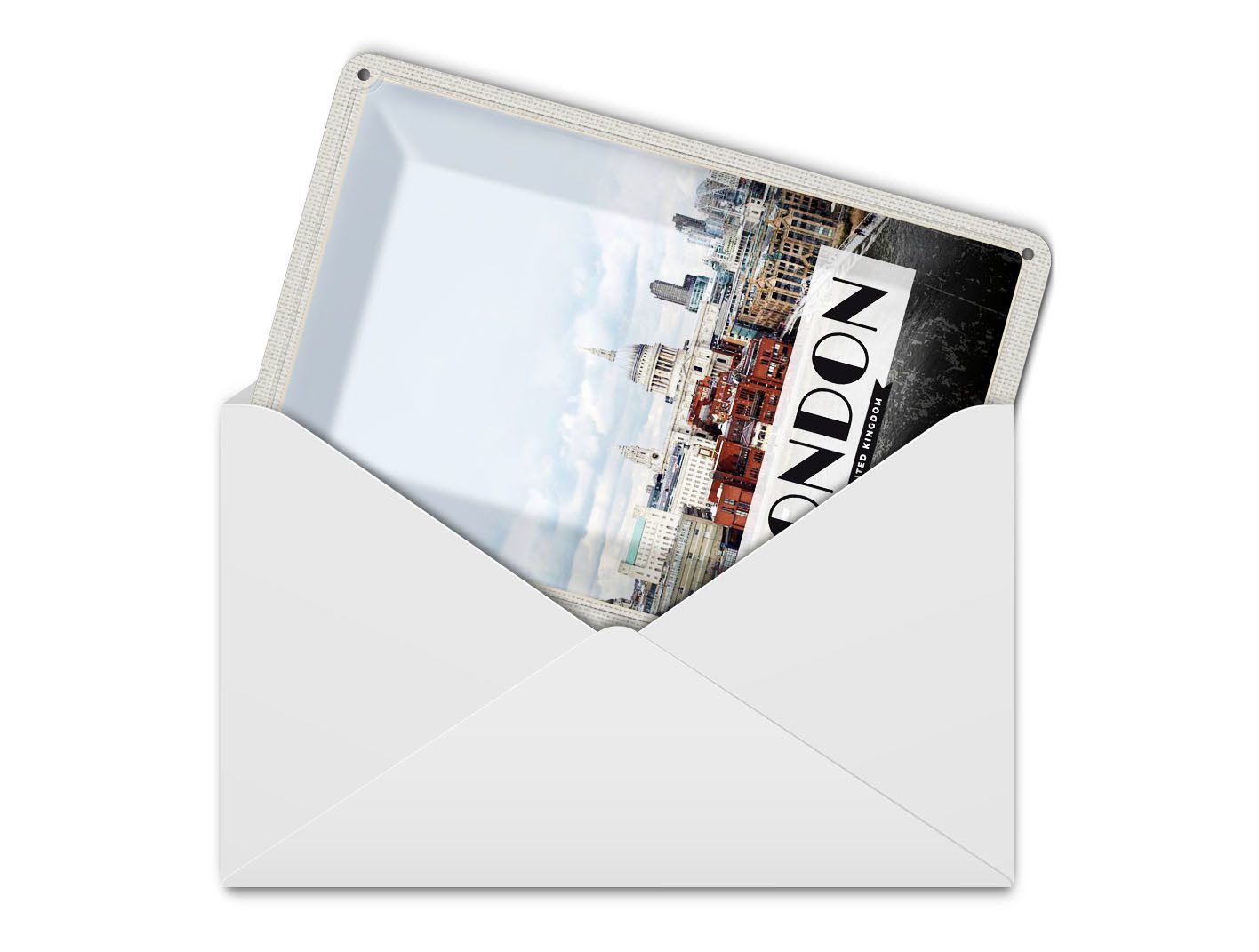 Femer GmbH Postkarte Reise 10x14cm London United Kingdom Foto Poster, unfrankiert