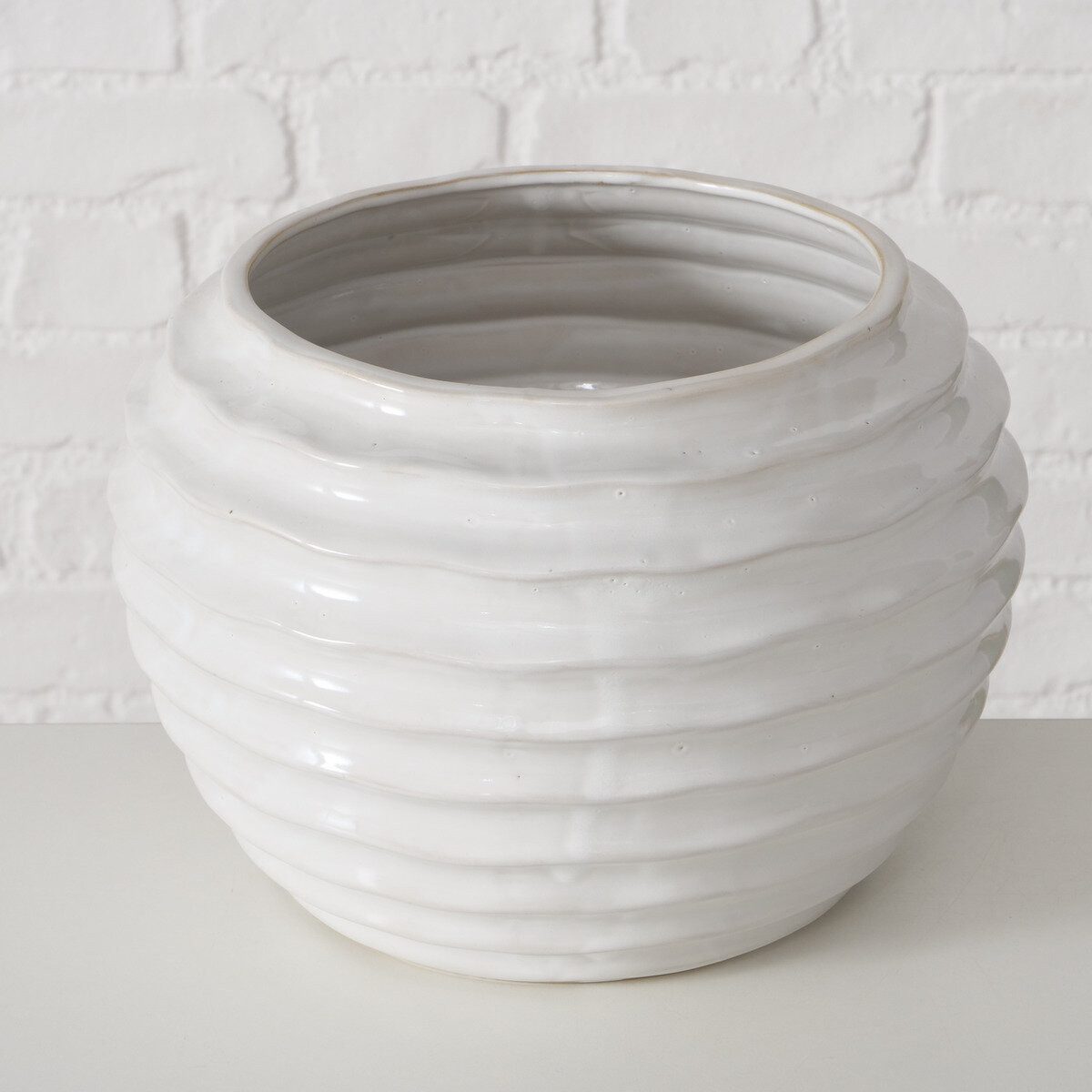 BOLTZE GRUPPE GmbH Dekovase Keramikvase NANNY, Ø 17 cm (einzeln)