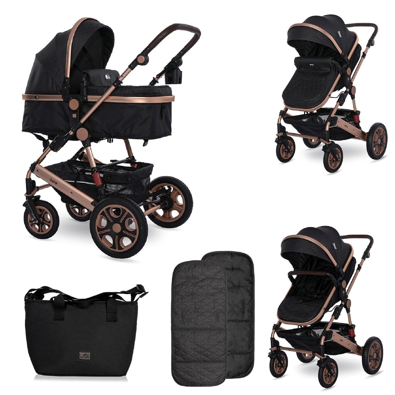 Kombi-Kinderwagen Kinderwagen Lora
