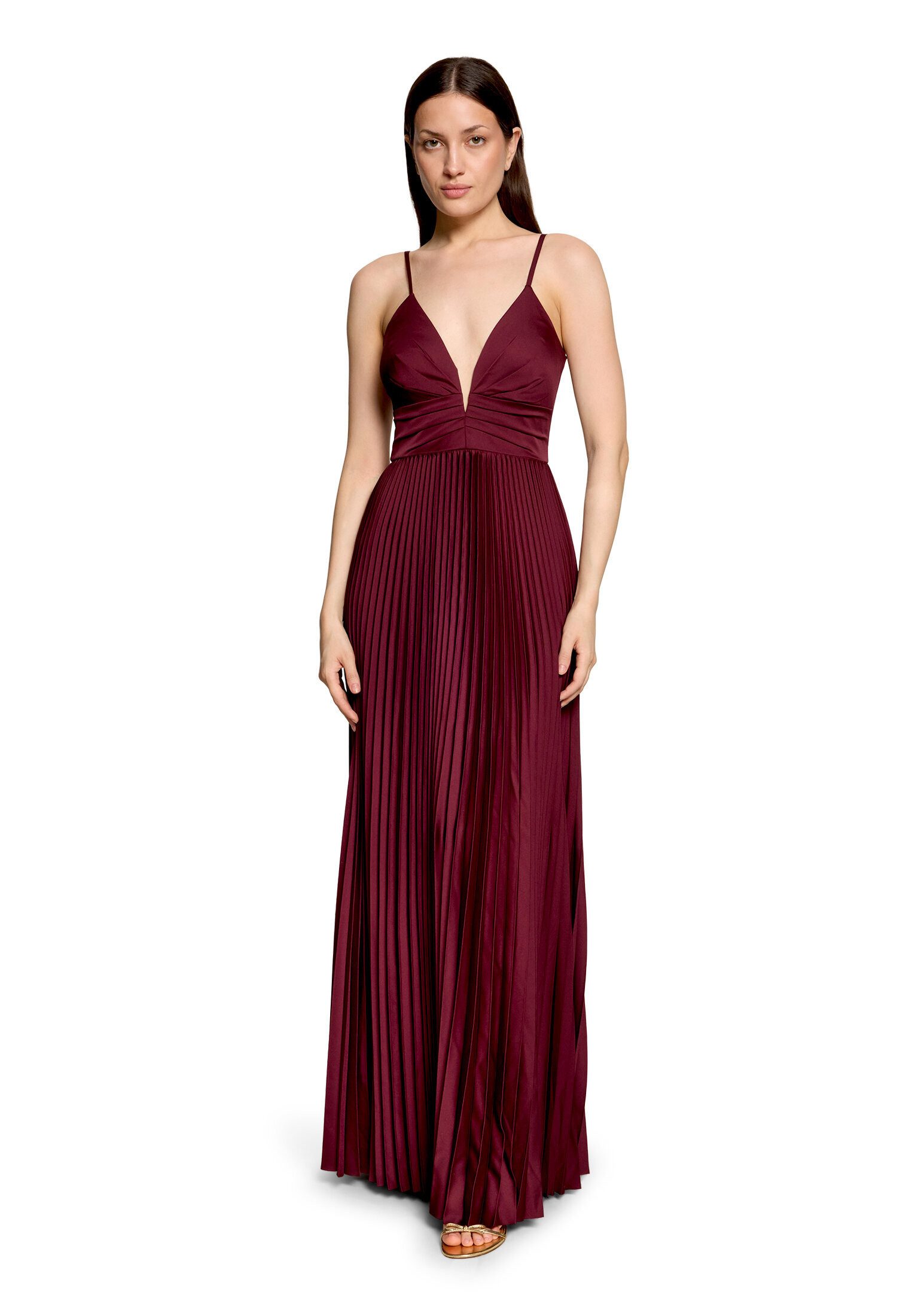 Vera Mont Chiffonkleid Damen mit V-Ausschnitt