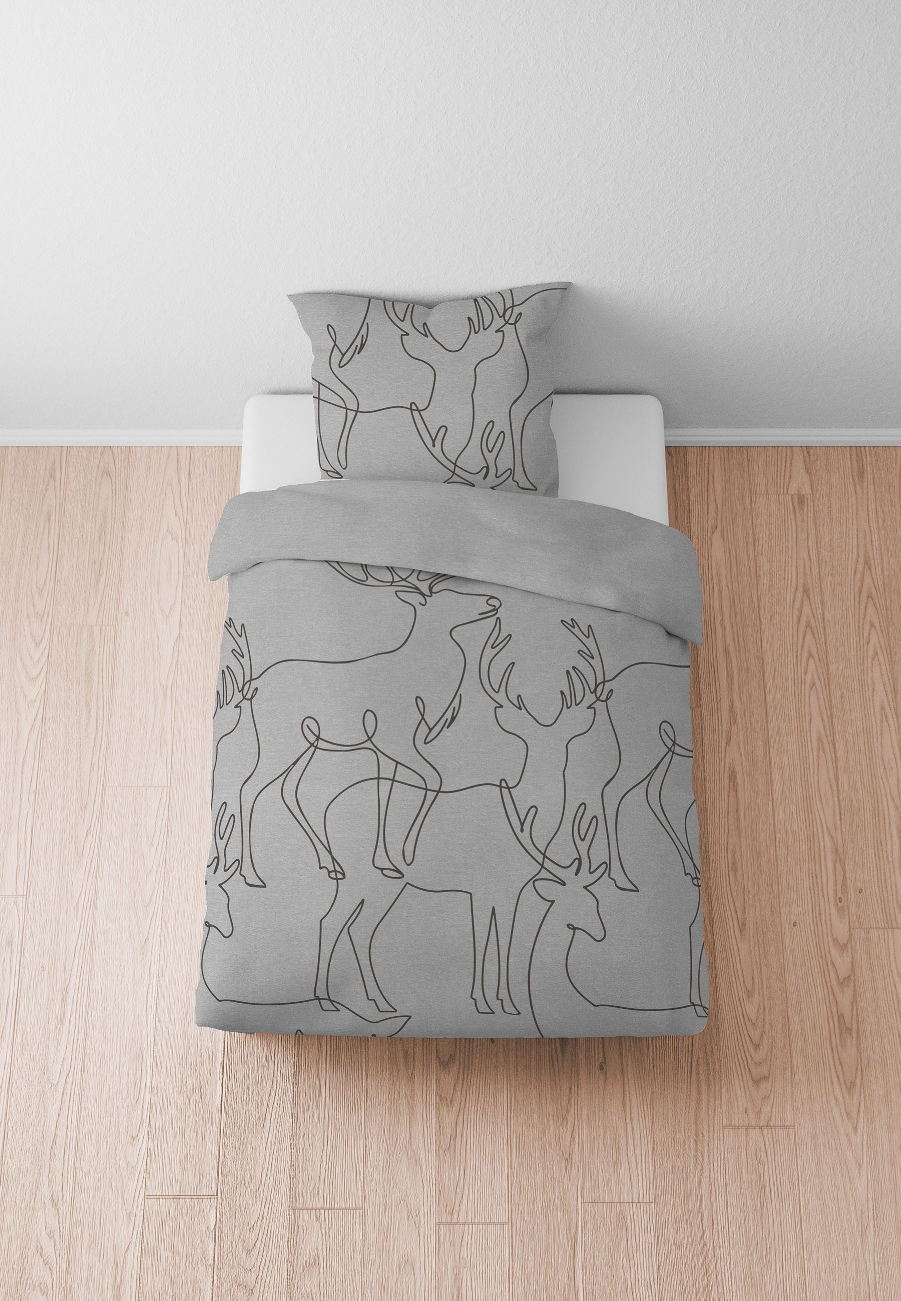 Biberna Bettwäsche 0840517, Flanell, 2 teilig, günstig online kaufen