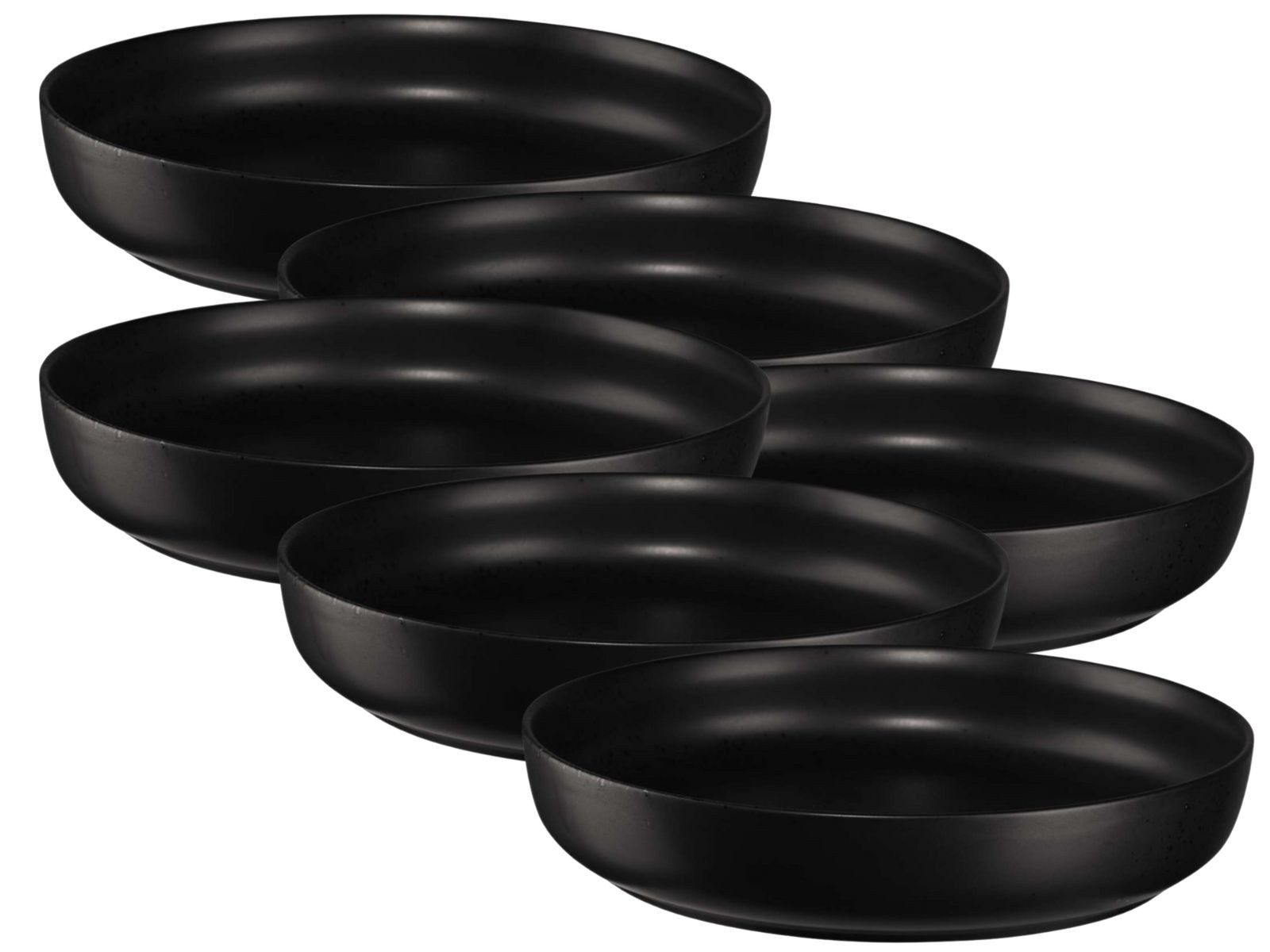 Teller-Set COPPA Gourmetteller kuro 22 cm Set6