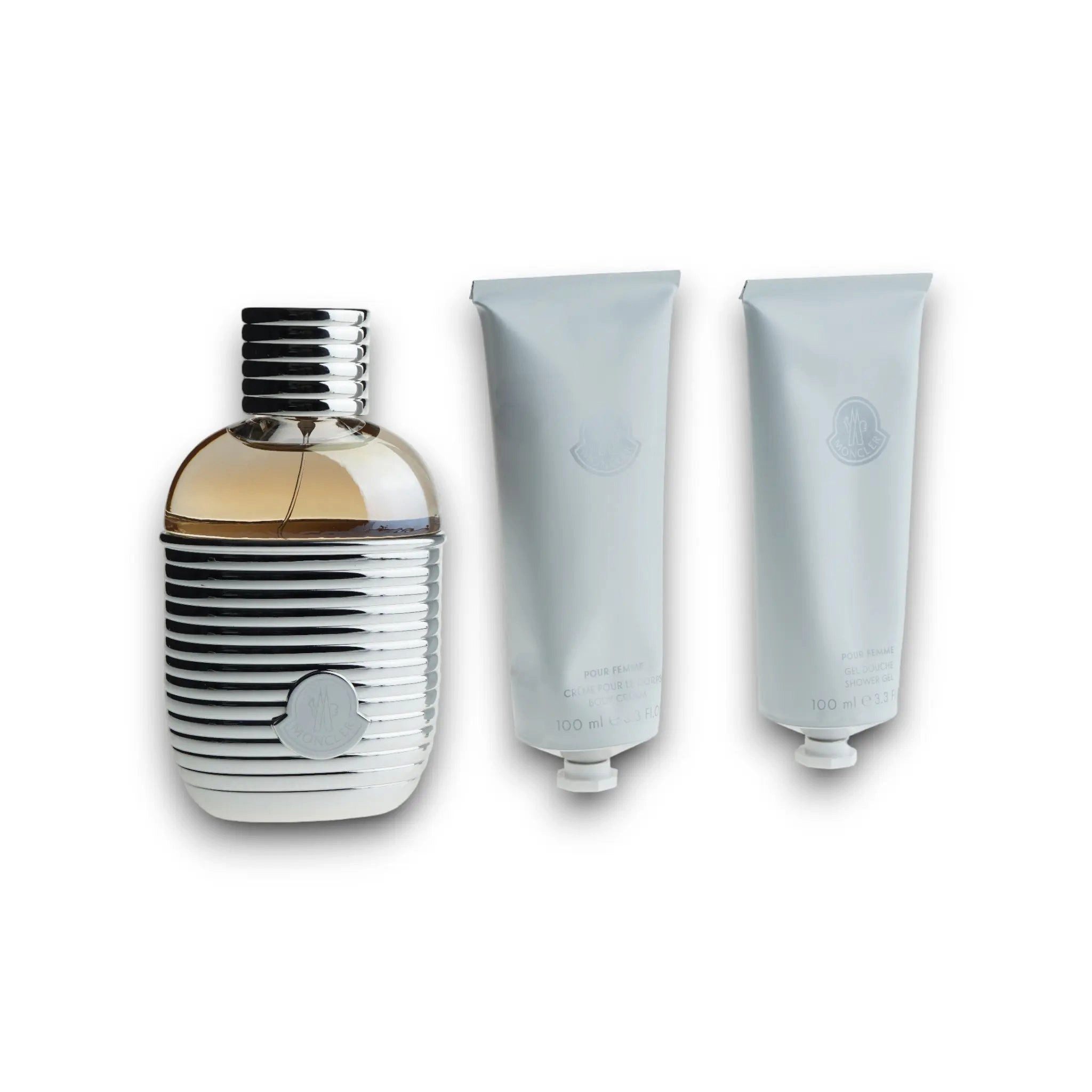 MONCLER Duft-Set Moncler Pour Femme Duftset Eau de Parfum 100 ml + BC 100 ml +100 SG