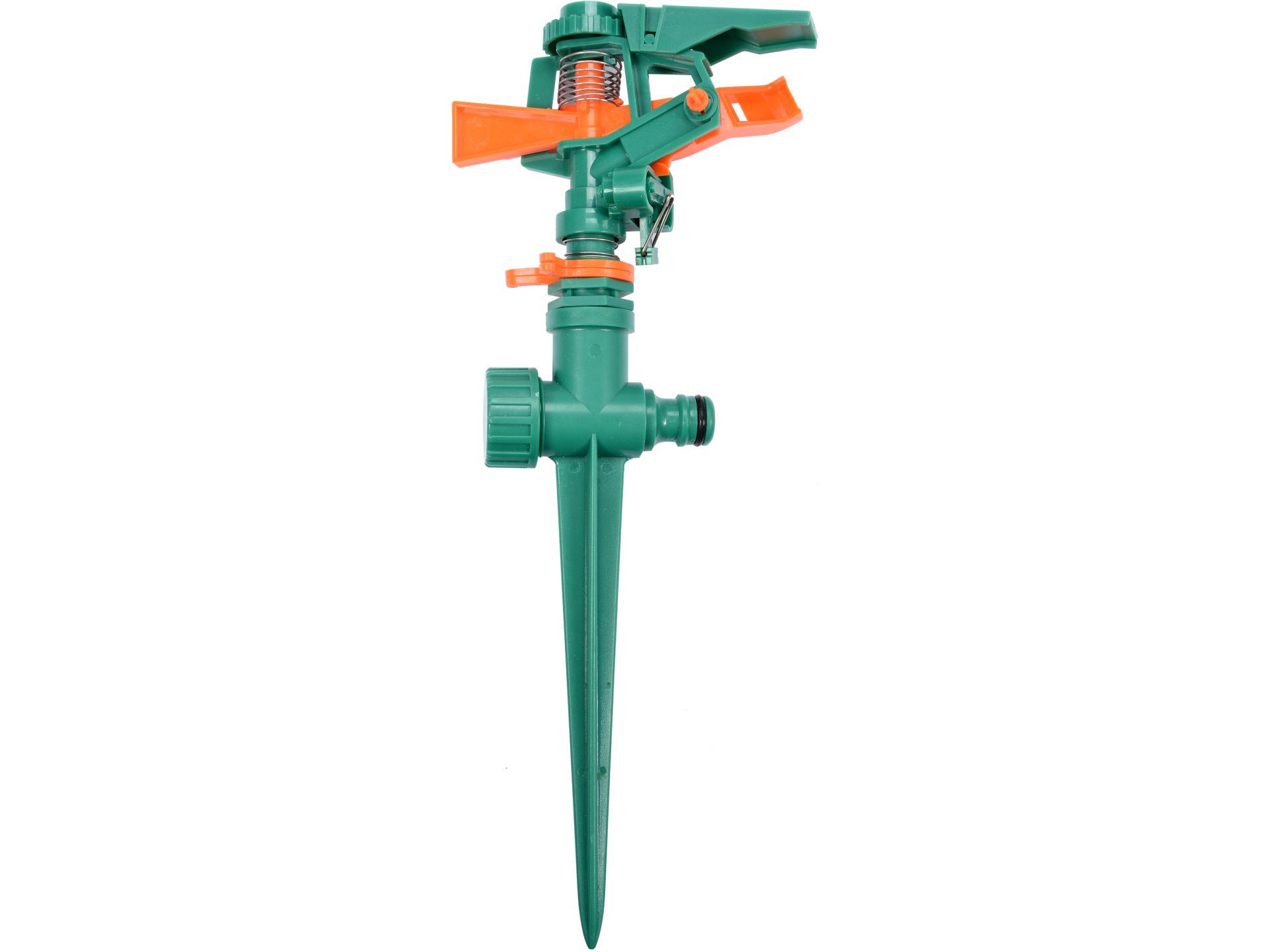 Flo Gartenspritze Arroseur à impulsion 24 m, ABS, (Pulsationsregner mit ABS-Spieß für festen Boden, Pulsationsregner mit ABS-Spieß für festen Boden), keine