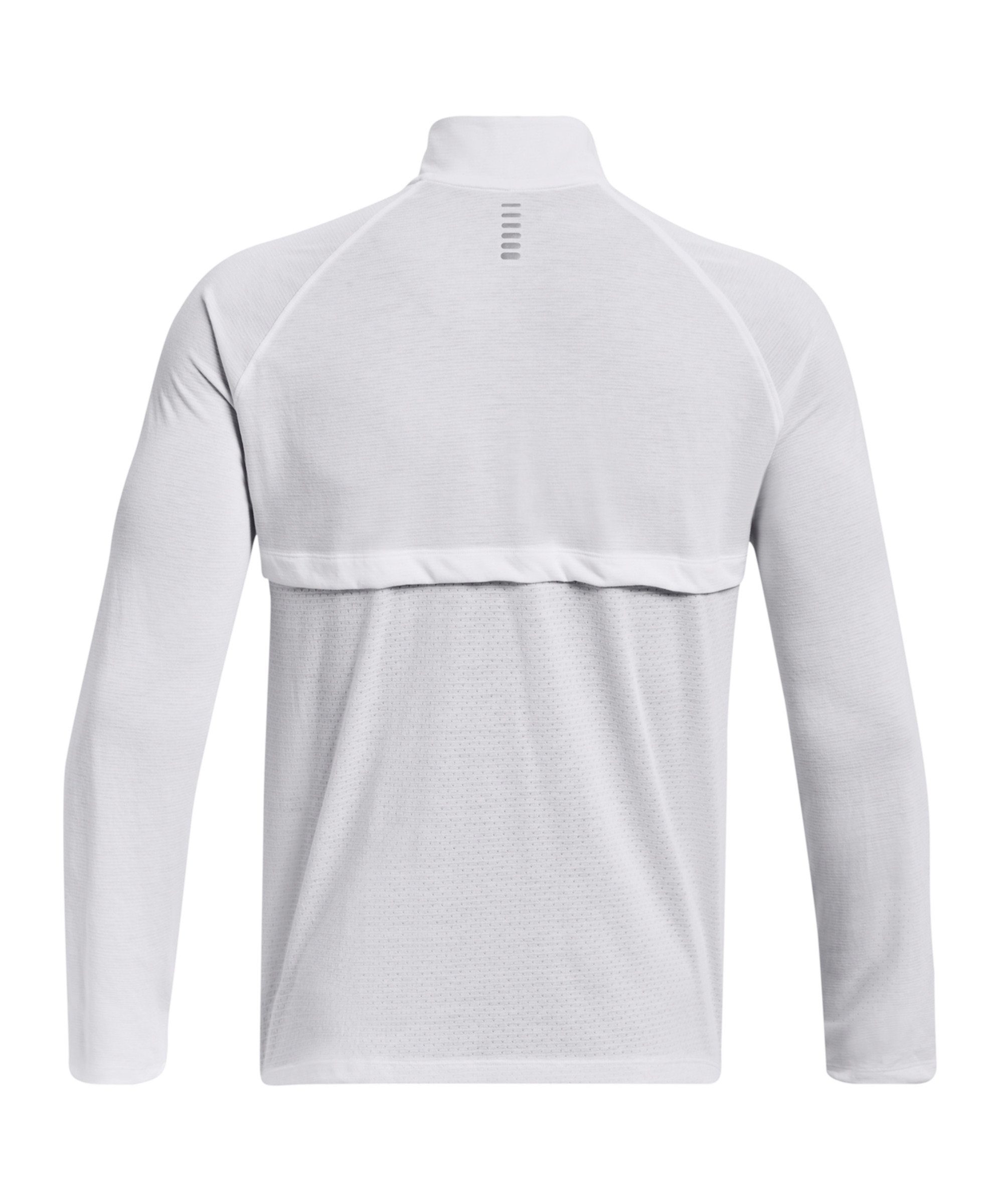 Under Armour® Lauftop Streaker weiss Sweatshirt default HalfZip