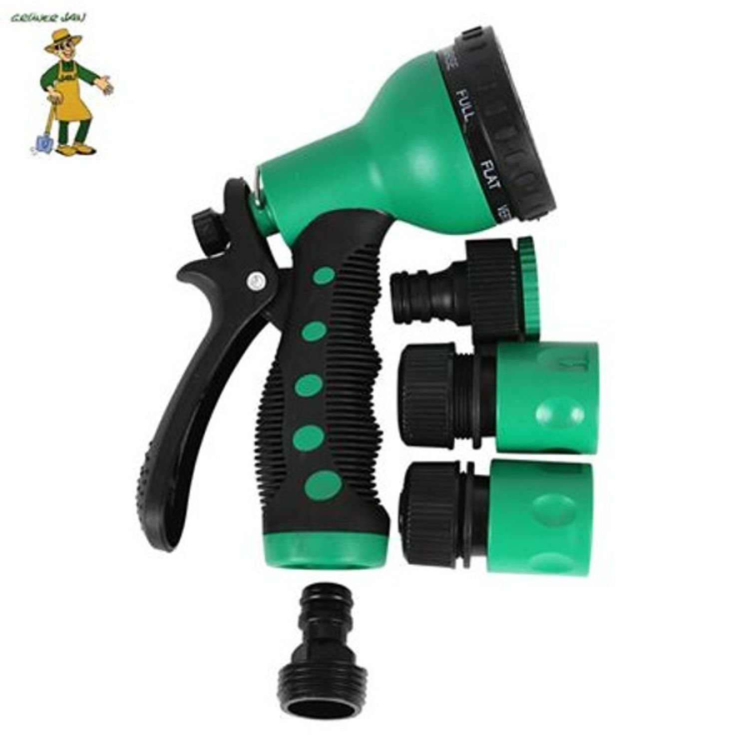 Regner Multifunktions-Gartenbrause-Set Gartenspritze Handbrause Adapter 7 Fun