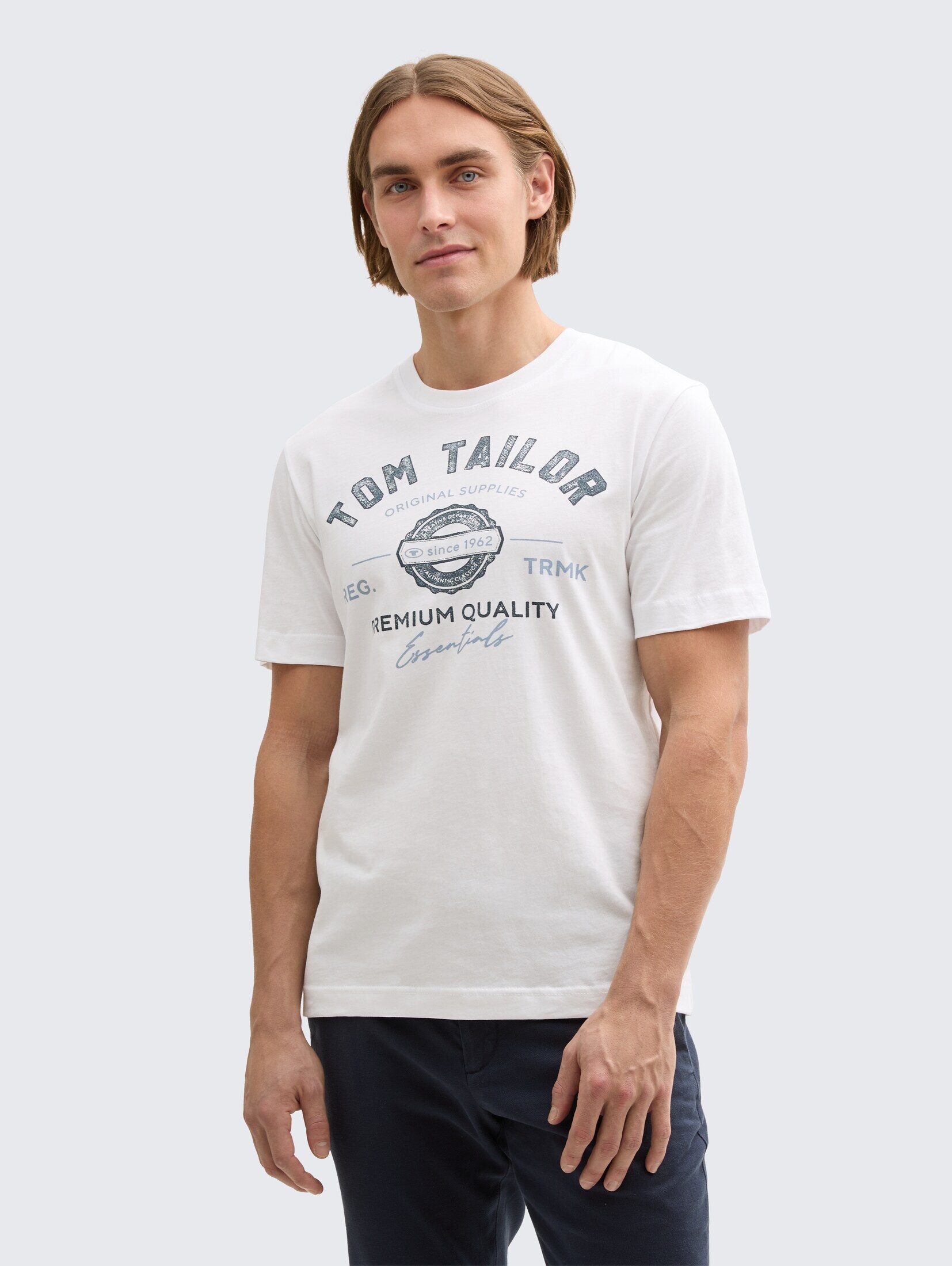 TOM TAILOR T-Shirt T-Shirt mit Logo-Print günstig online kaufen