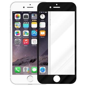 Cadorabo Schutzfolie Apple iPhone 7 PLUS / 7S PLUS / 8 PLUS, (1-St), Vollbild Schutzglas Panzer Folie (Tempered) Display-Schutzglas