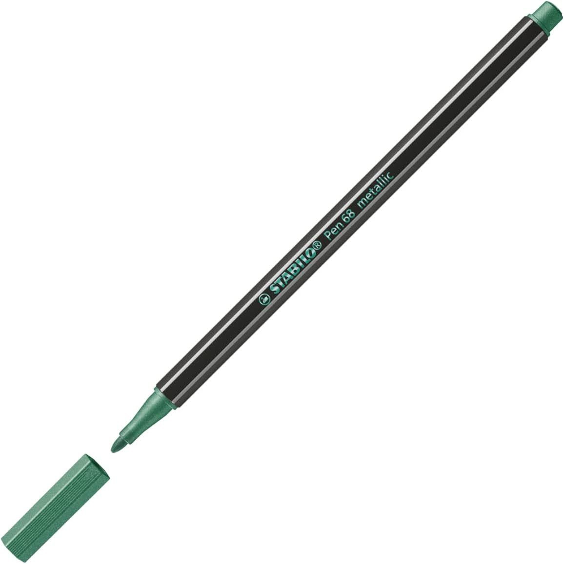 STABILO Buntstift STABILO Pen 68 metallic Filzstift Grün