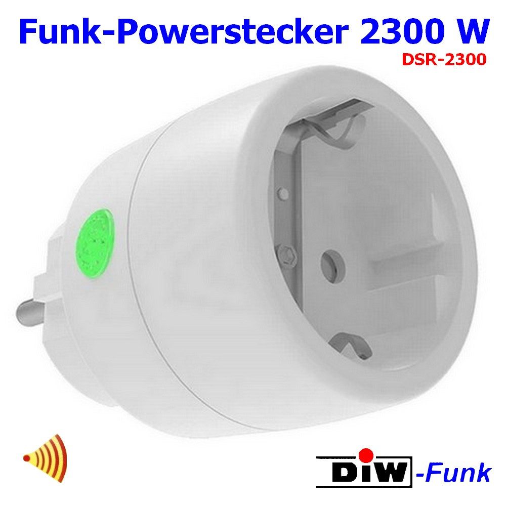 DIW-Funk Funk-Empfangsmodul Funk-Abluftsteuerung Komplett-Set Funkstecker Fensterkontakt-PKA-510, für Duntsabzugshauben, Lüfter, 2-tlg., 1xFunkstecker+1xFenster – Bild 3 von 4
