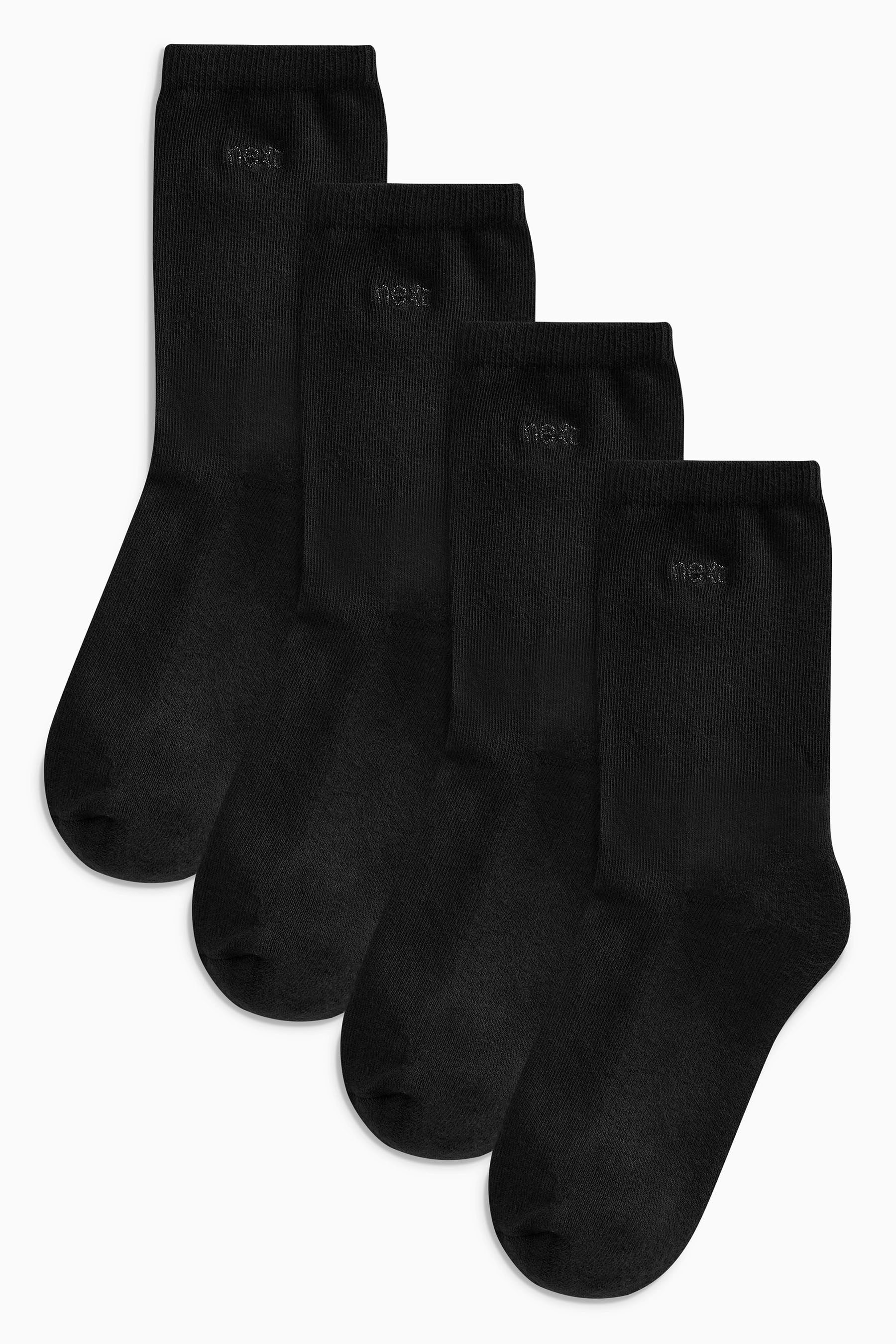 Sohle, mit 4er-Pack Kurzsocken Söckchen gepolsterter (4-Paar) Next