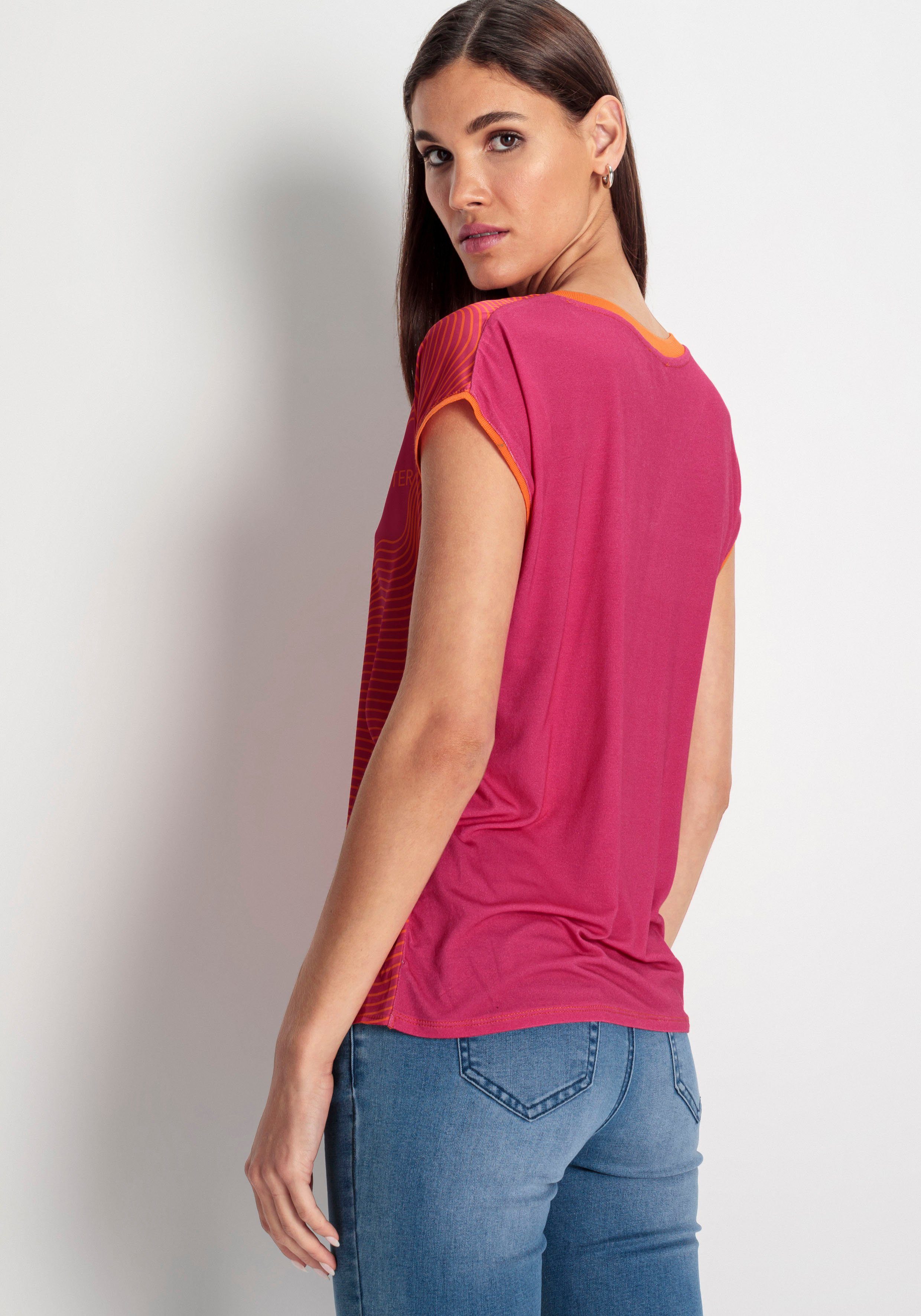 HECHTER PARIS Shirtbluse mit Logoprint günstig online kaufen