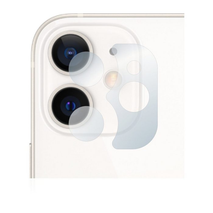 upscreen flexible Panzerglasfolie für Apple iPhone 12 mini (NUR Kamera) Displayschutzglas Schutzglas Glasfolie klar