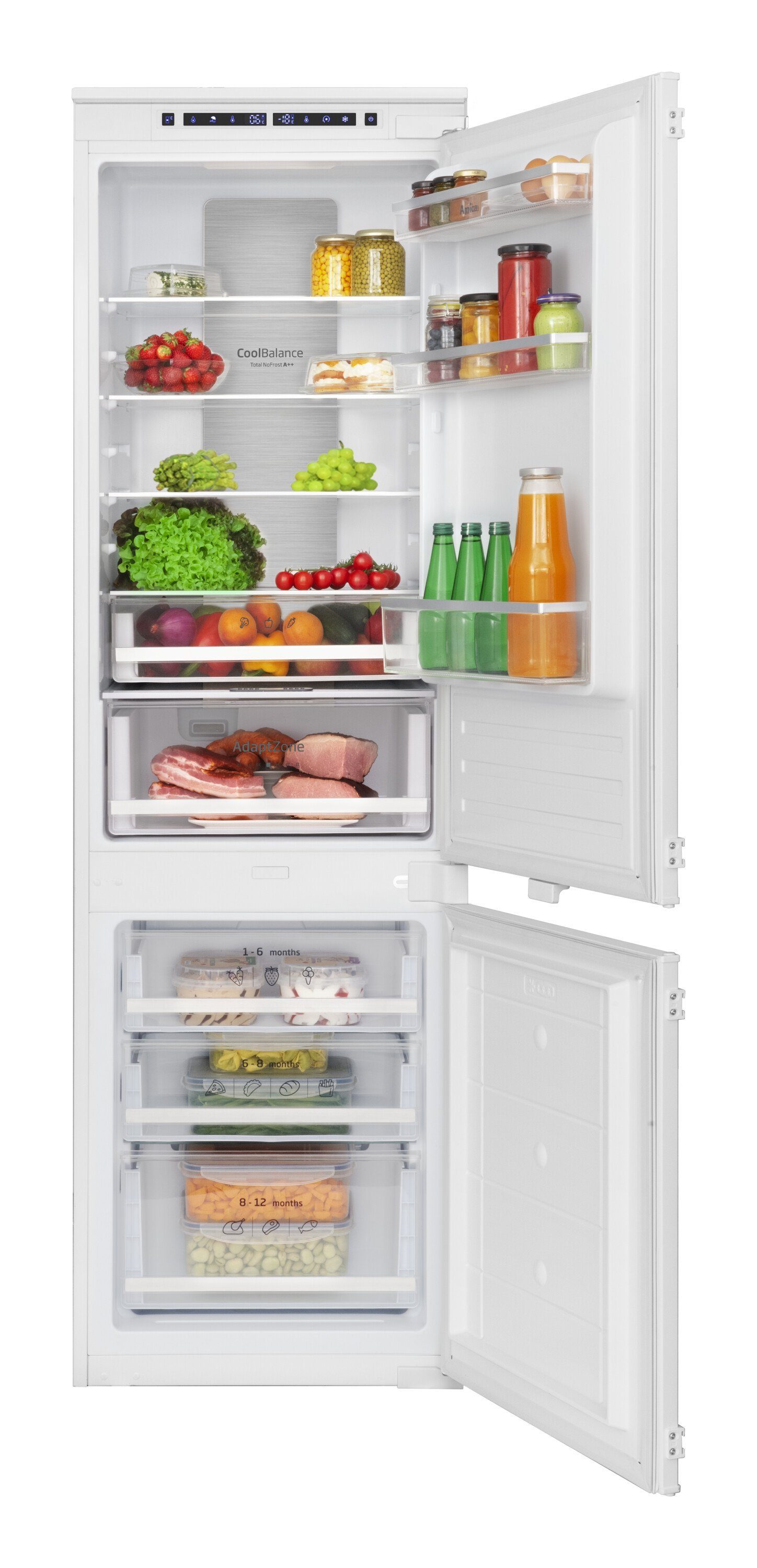 Amica Einbaukühlgefrierkombination EKGCS387950, 177.6 cm hoch, 54 cm breit