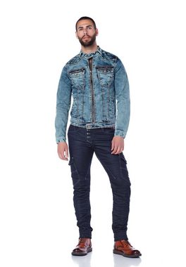 Cipo & Baxx Jeansjacke in lässiger Denim-Optik