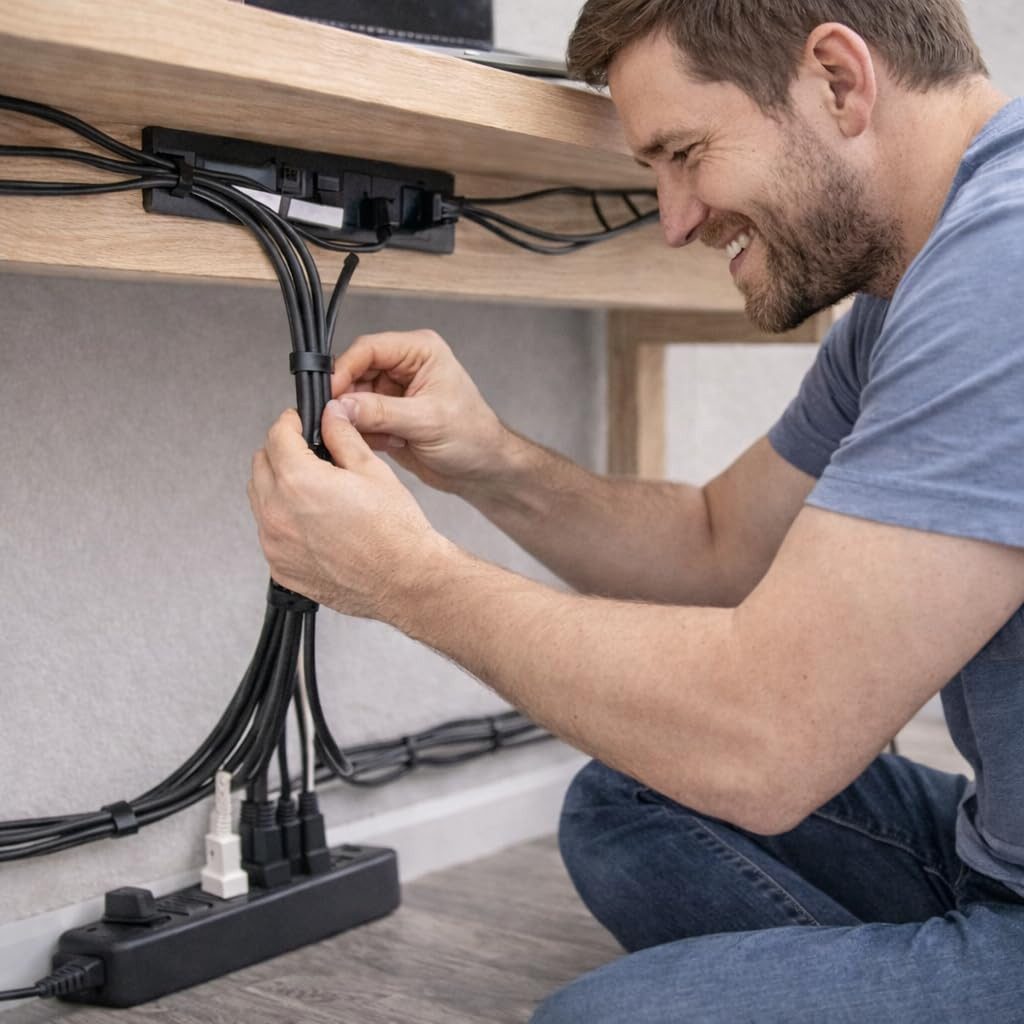 TK Gruppe Kabelbinder 100x Kabelbinder schwarz - Zip ties reißfest - diverse Längen (100er Set) diverse Längen