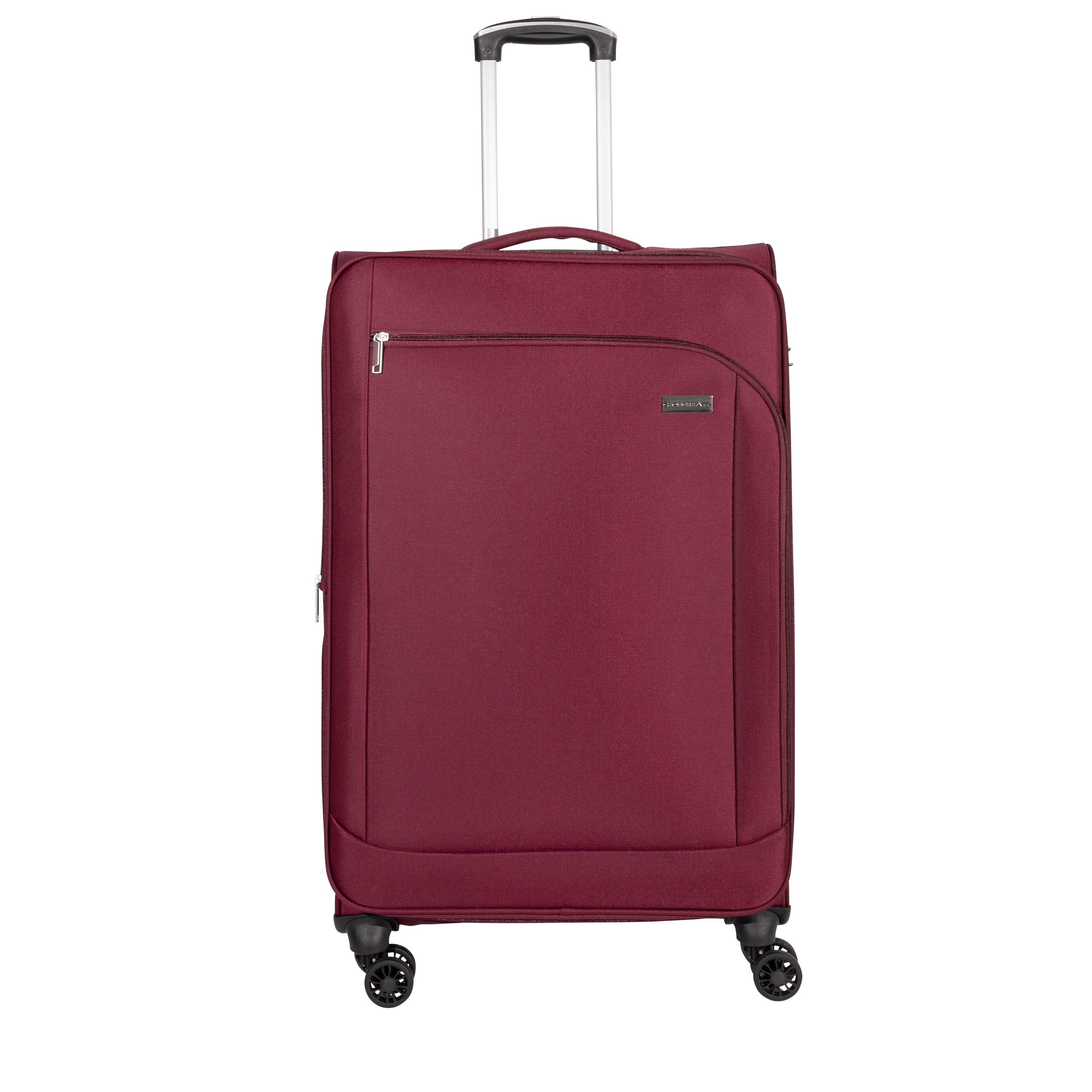 Crosstravel Weichgepäck-Trolley Einzelkoffer Monterey S / M / L, 4 Rollen, mit Volumenerweiterung bei M+L