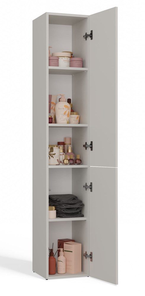 MAGOWA Badkommode BADEZIMMERSCHRANK / REGAL / SÄULE – MODELL NEL II, Höhe 174 cm - Breite 31 cm - Tiefe 30 cm – Bild 3 von 5