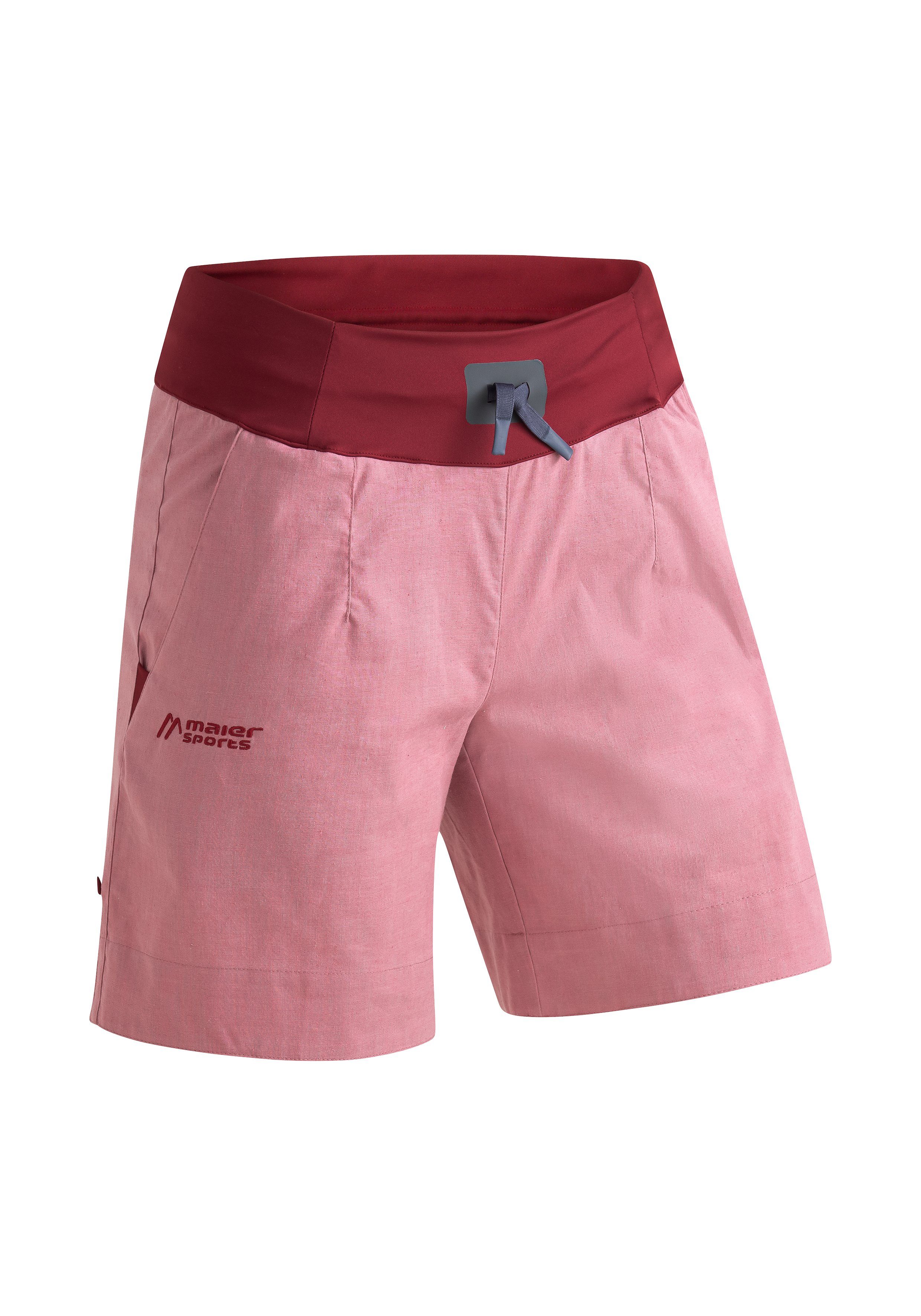 Maier Sports Outdoorhose Verit Short W Damen Bermuda, atmungsaktive Trekkinghose, elastische Wanderhose