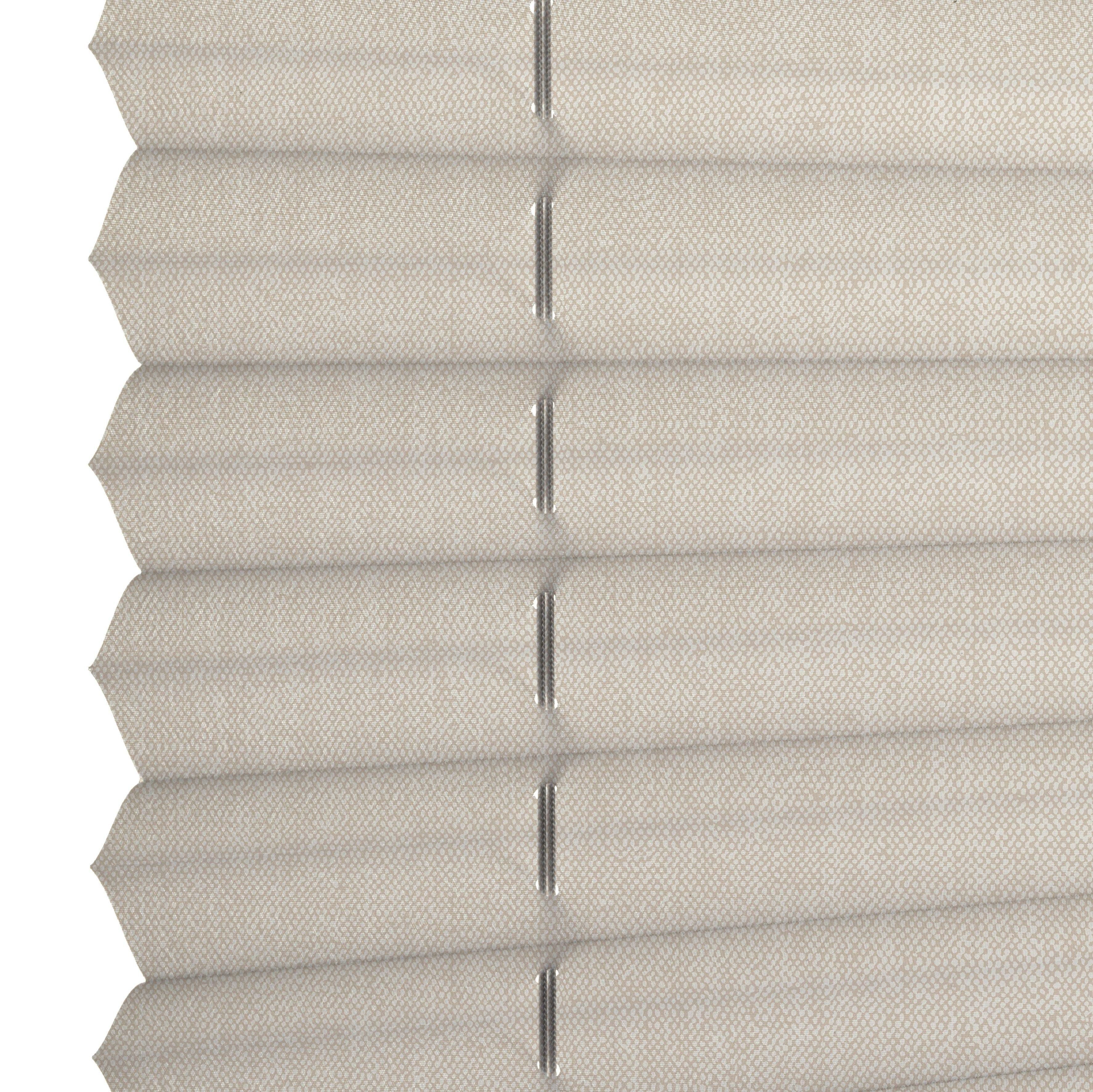 WOHNIDEE-Kollektion Plissee mit 2 Bedienschienen, Lichtschutz, mit Bohren, verspannt, verschraubt, in der Breite kürzbar