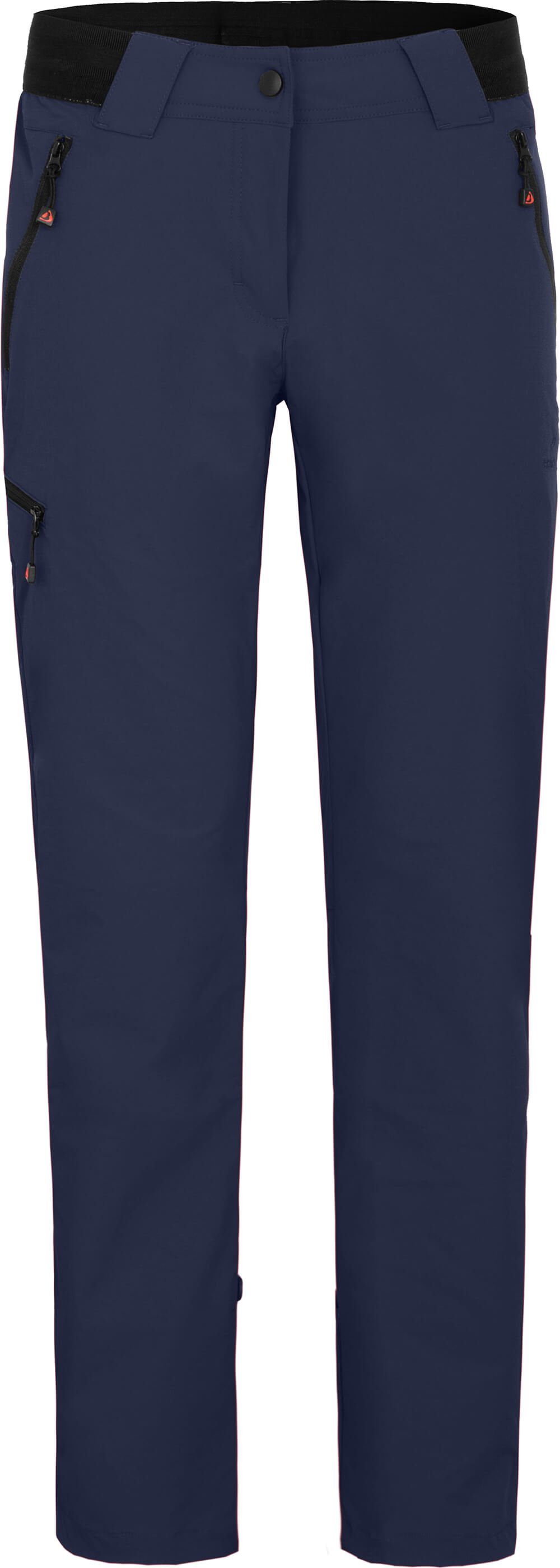 Bergson Outdoorhose VIDAA COMFORT Damen Wanderhose, leicht, strapazierfähig, Kurzgrößen, peacoat blau