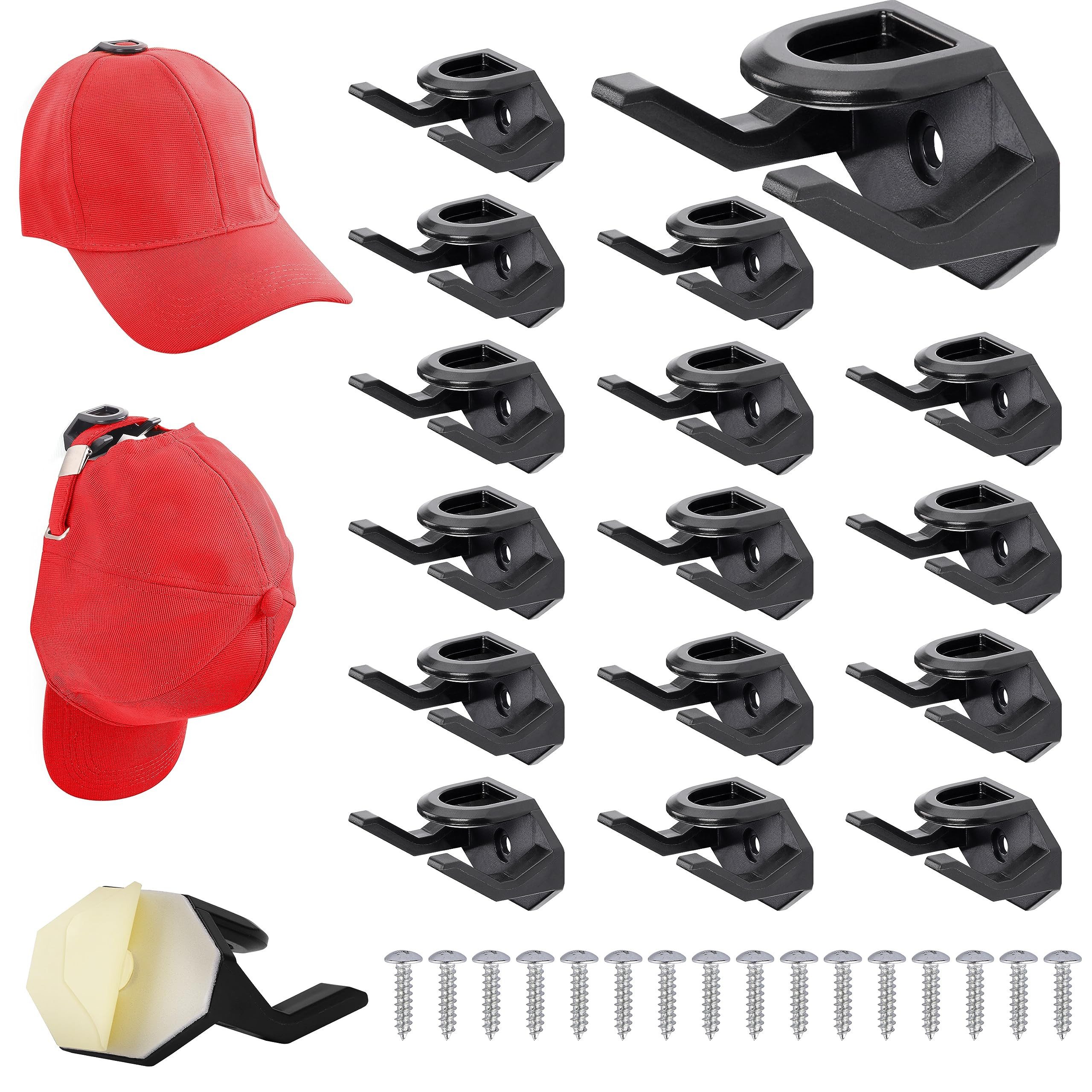 Dekoobjekt Belle Vous 16er Pack selbstklebende Cap Halterung - Cap Halter