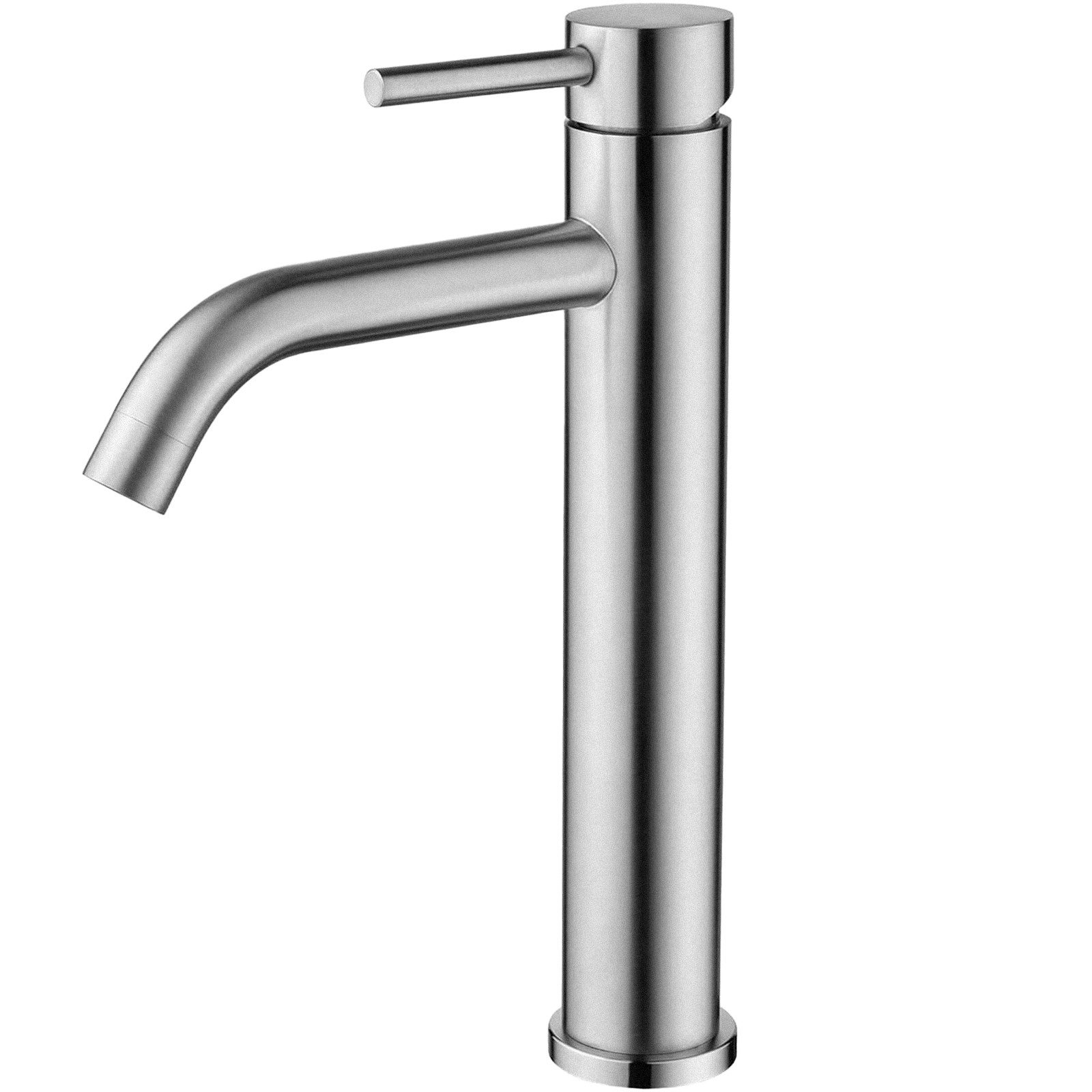 AICA Waschtischarmatur Wasserhahn Bad, Hoch Waschtischarmatur in Spotresist günstig online kaufen