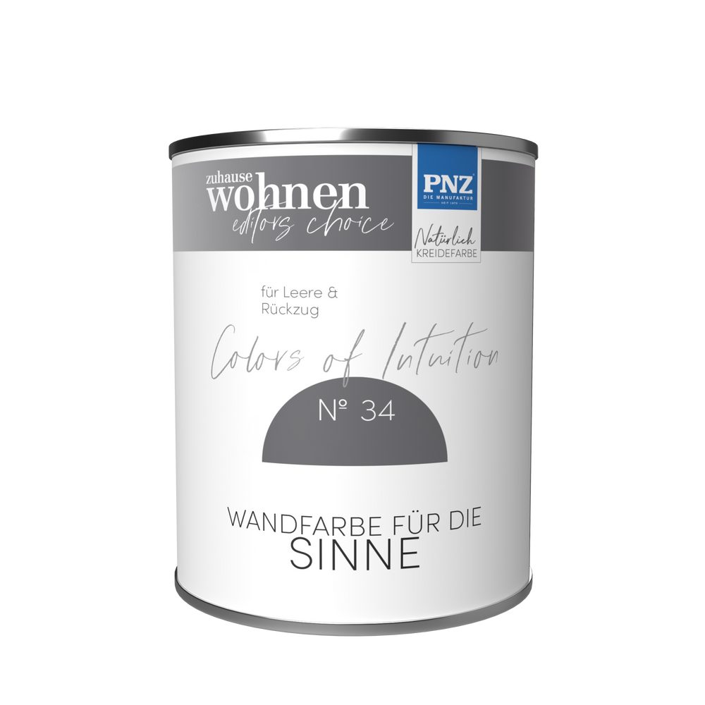 PNZ - Die Manufaktur Wandfarbe COLORS OF INTUITION, reine Silikatfarbe, hochdeckend