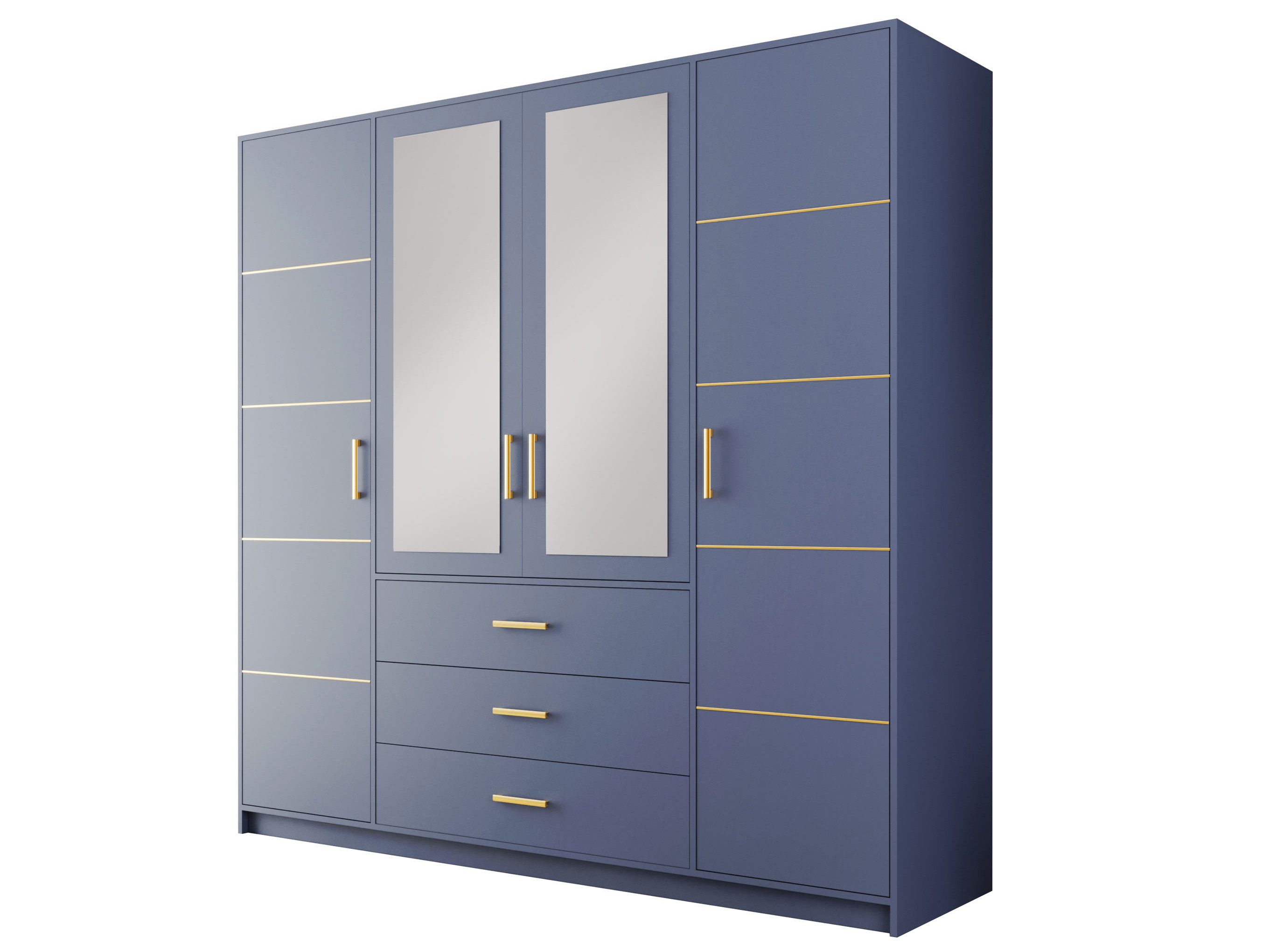 Compleo Kleiderschrank mit 4 Türen und günstig online kaufen