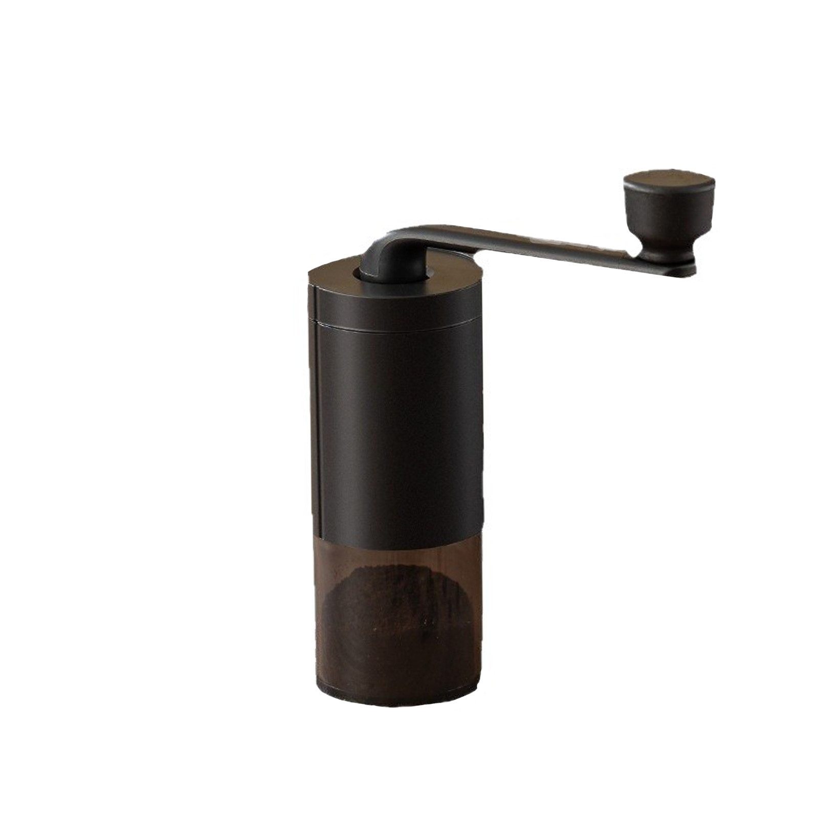Jumpeak Kaffeemühle Kaffeemaschine Mit Mahlwerk klein,gleichmäßig Mahlen,manuell,abnehmbar, Handkaffeemaschine, Runde Kaffeemaschine, schwarz,Leicht Zu Reinigen,Handkaffeemaschine,leicht Zu Transportieren