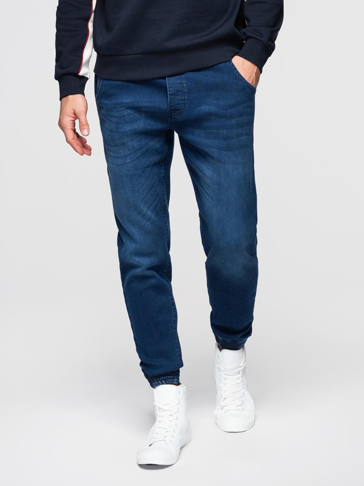 OMBRE Jeansjeggings Jeans-Jogger mit elastischem Bund – Bild 5 von 5
