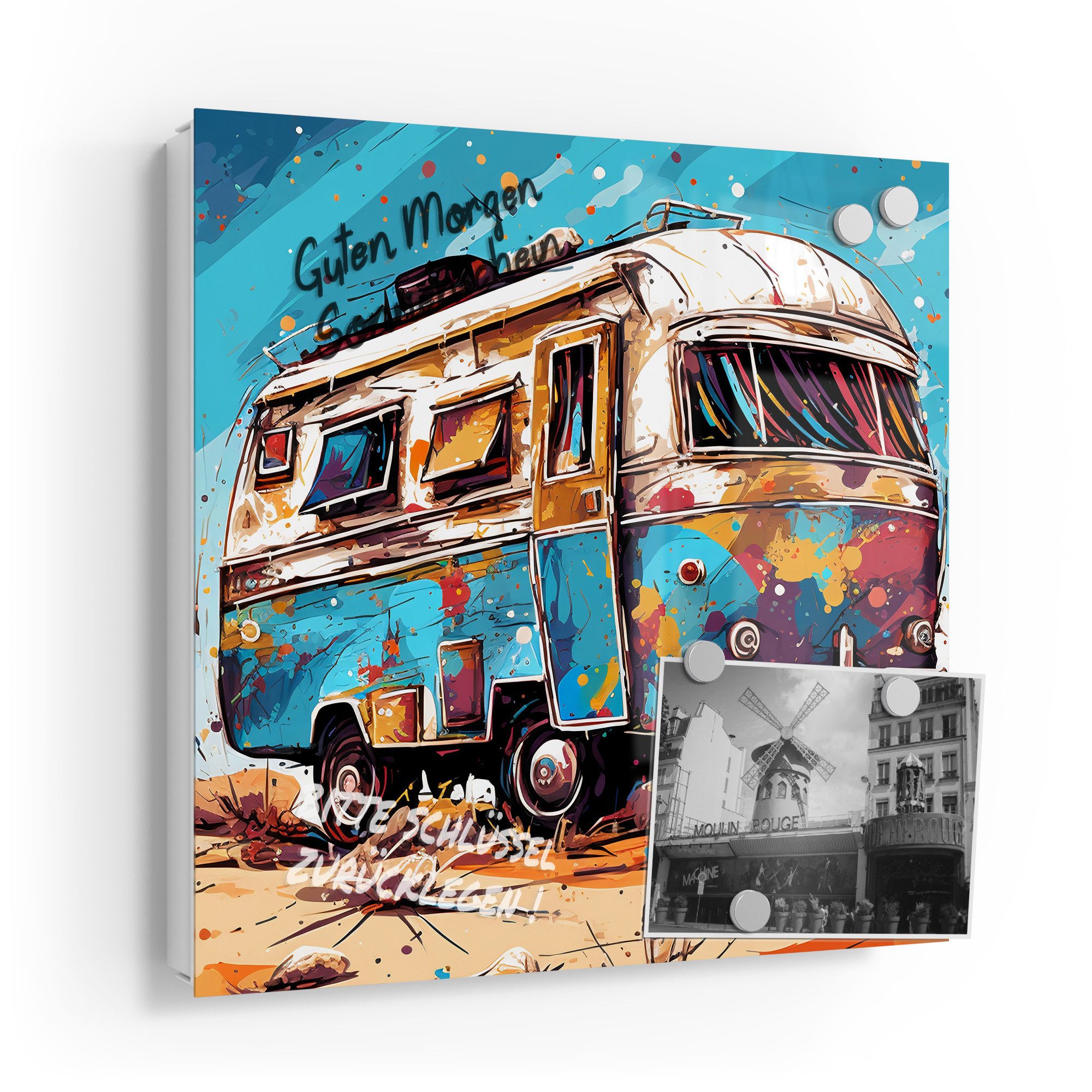 DEQORI Schlüsselkasten 'Wüstenroadtrip', Glas Schlüsselbox modern günstig online kaufen