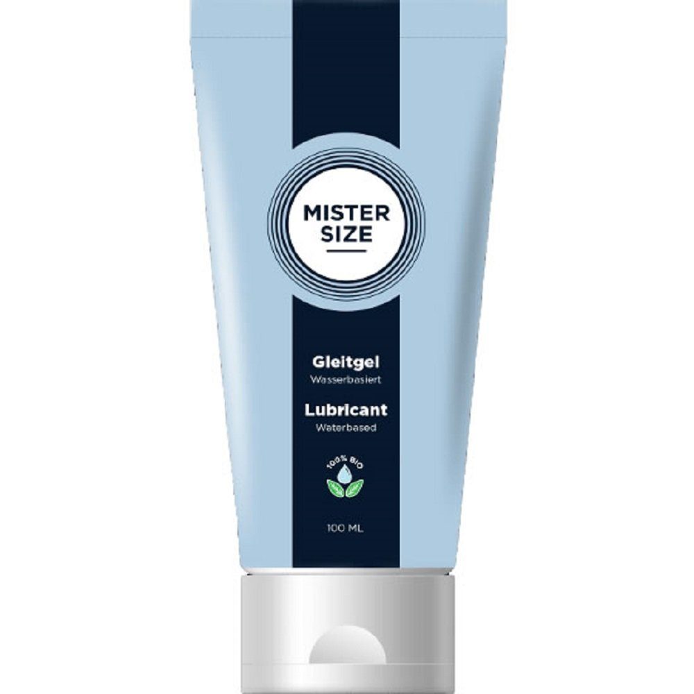 Bio mit SIZE 100ml, Gleitgel perfekt zu Kondomen Tube - Gleitgel MISTER Wasserbasis, passt Ihren auf ohne veganes Parfüm