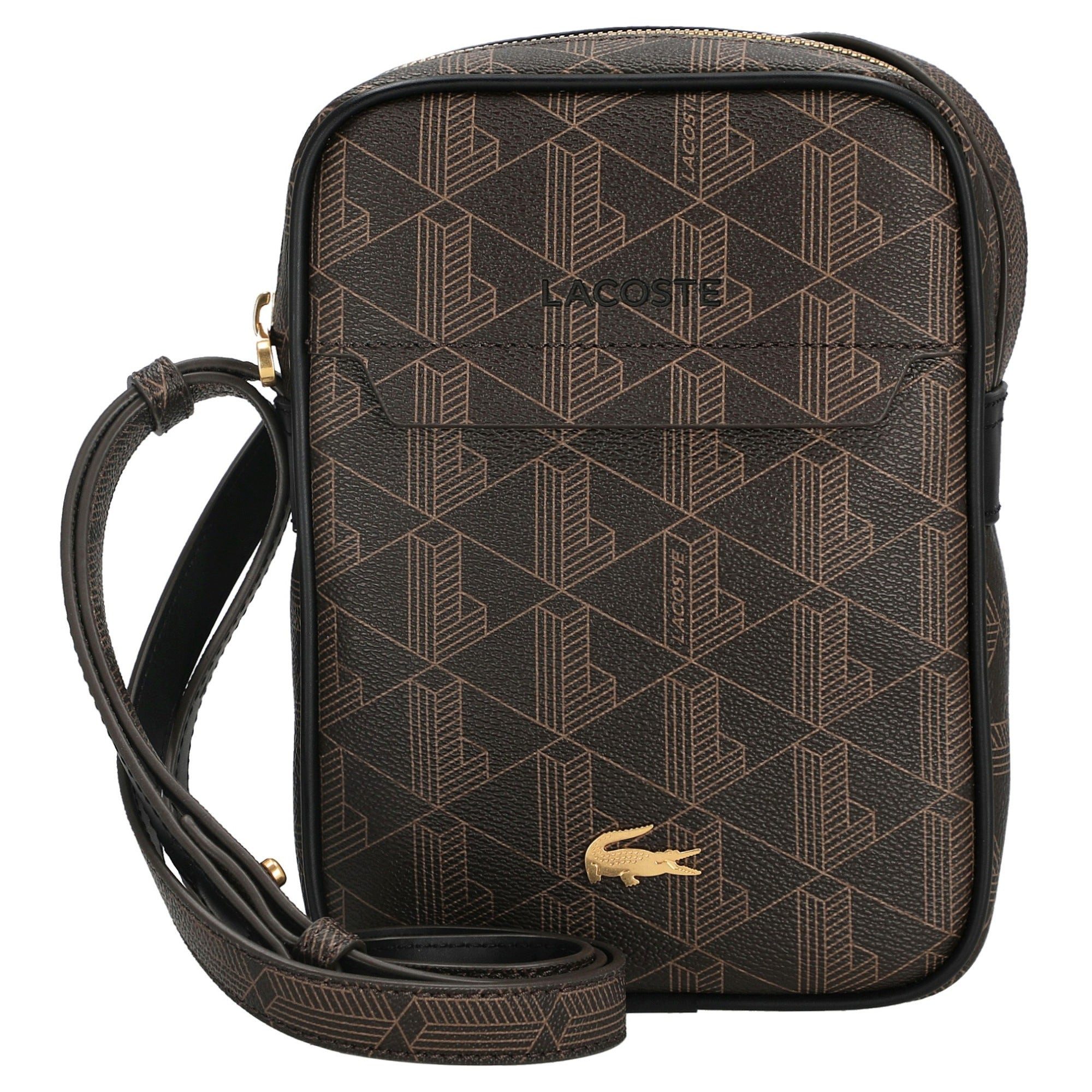 Lacoste Umhängetasche The Blend - Umhängetasche 21.5 cm (mono slate black shitake)