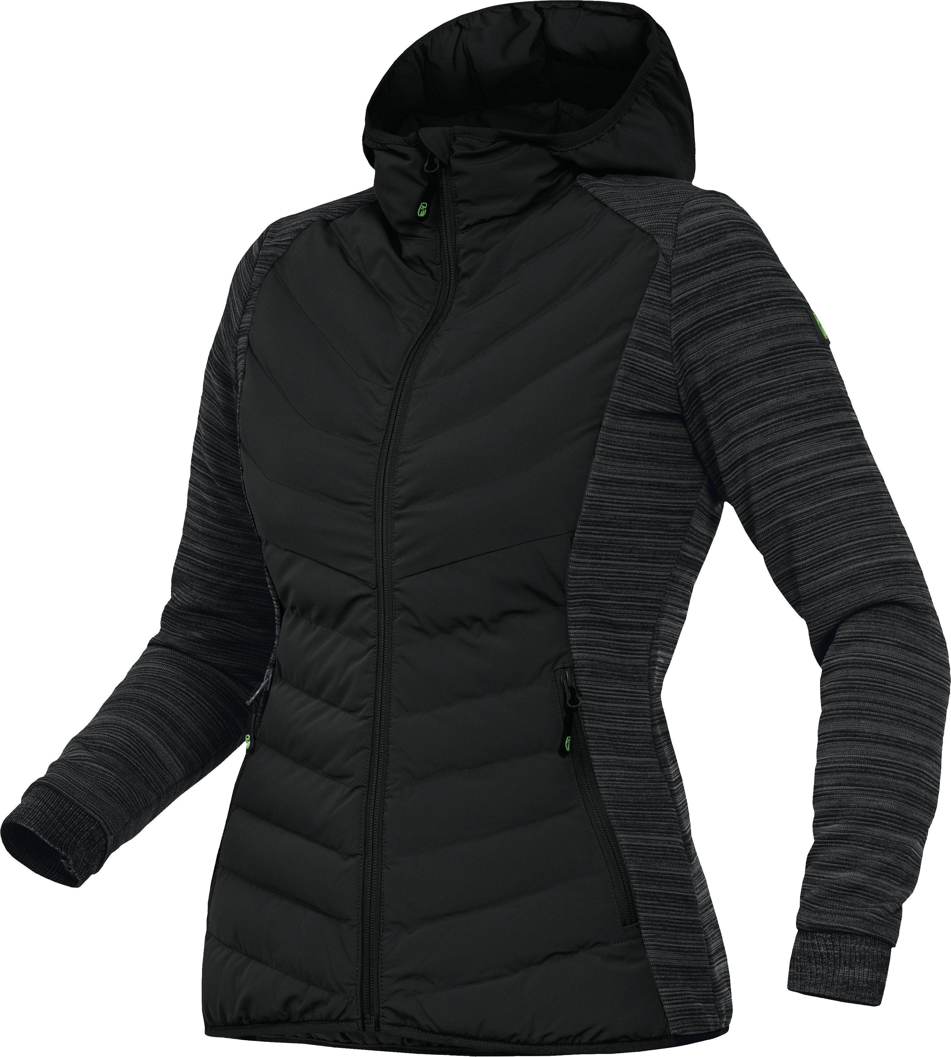 Arbeitshose Arbeitsjacke Damen-Hybridjacke schwarz Größe 34