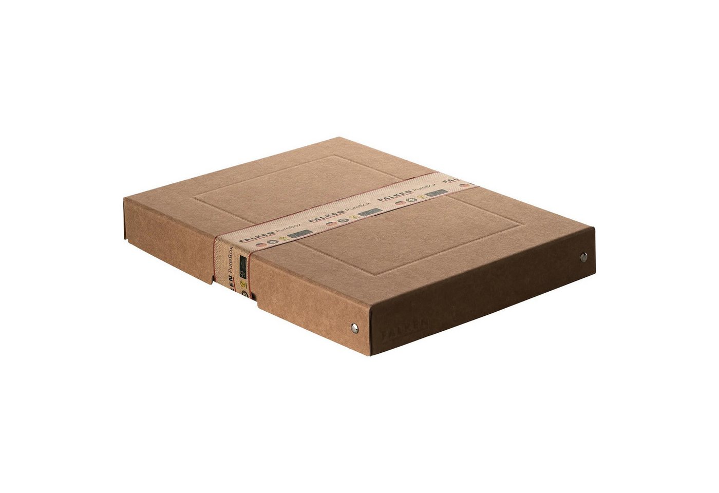 Thumbnail - Falken Archivcontainer Falken 22001792000F 5x PureBox Nature A4 40mm 5_330 FALK, Ablageboxen