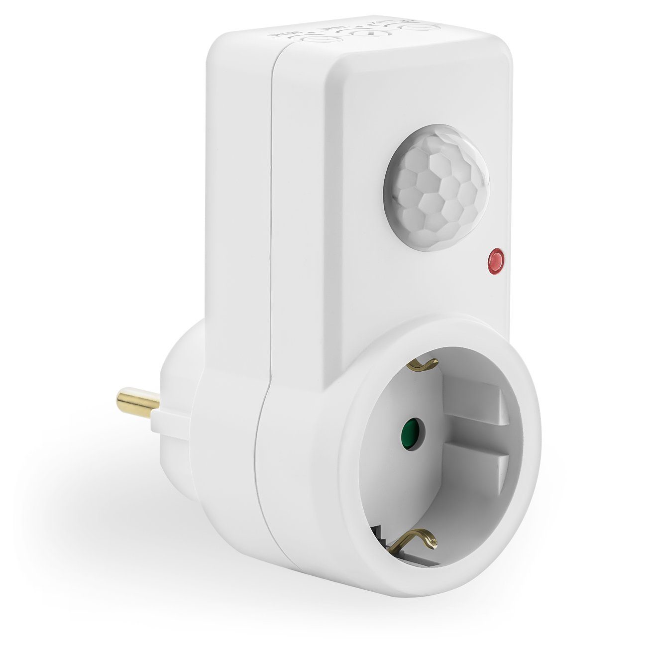 deleyCON Датчик движения deleyCON Infrarot Steckdosen Датчик движения - IP20 - 120° bis 9m -