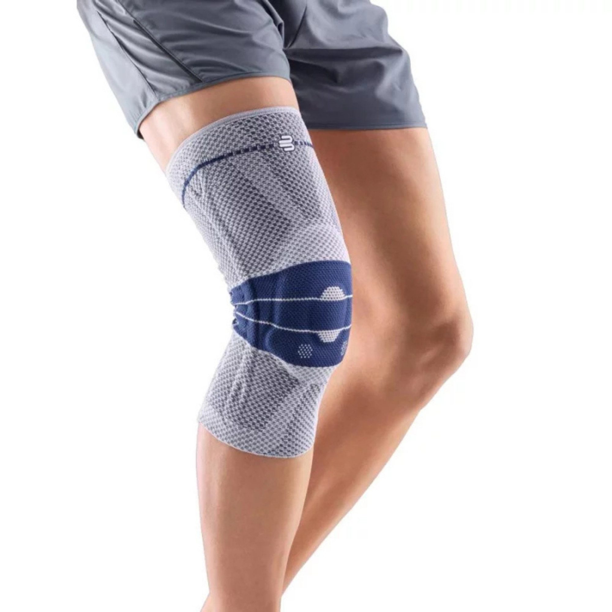 Bauerfeind Kniebandage GenuTrain Comfort Unisex mit Silikonrand, Beidseitig tragbar