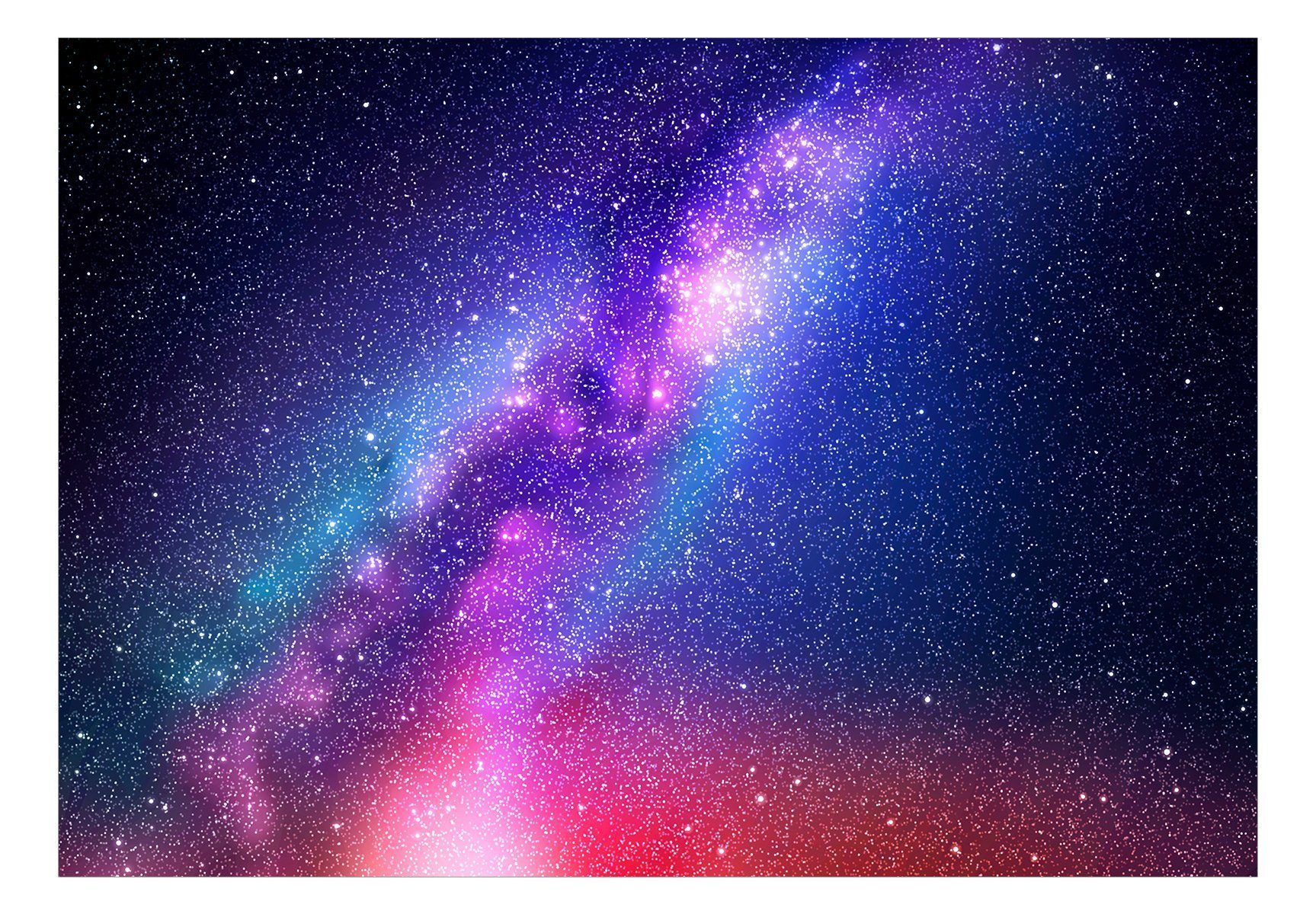 Great 0.98x0.7 m, Galaxy Vliestapete KUNSTLOFT matt, lichtbeständige Tapete Design halb-matt,