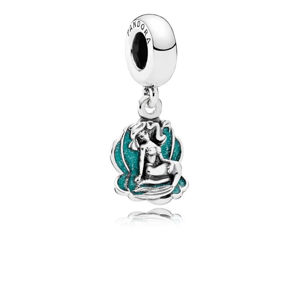 Pandora Charm-Einhänger Disney Arielle in der Muschel