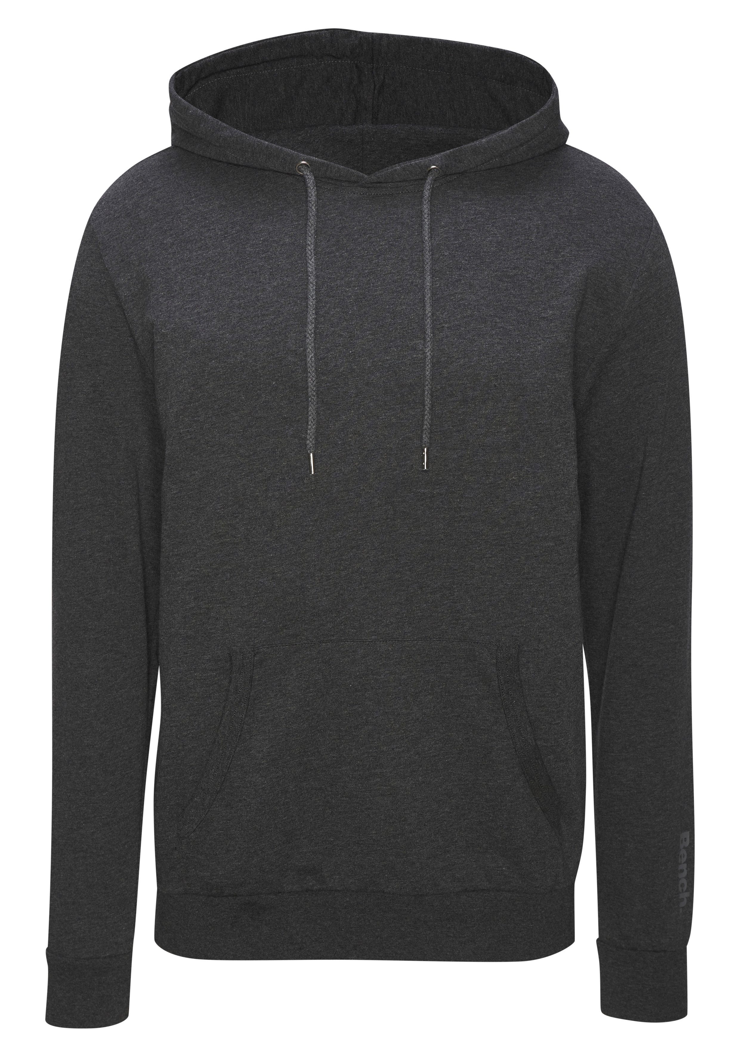 Bench. Loungewear Hoodie Langarm, Sweatshirt mit Rundhals und Kapuze, Baumwollmischung