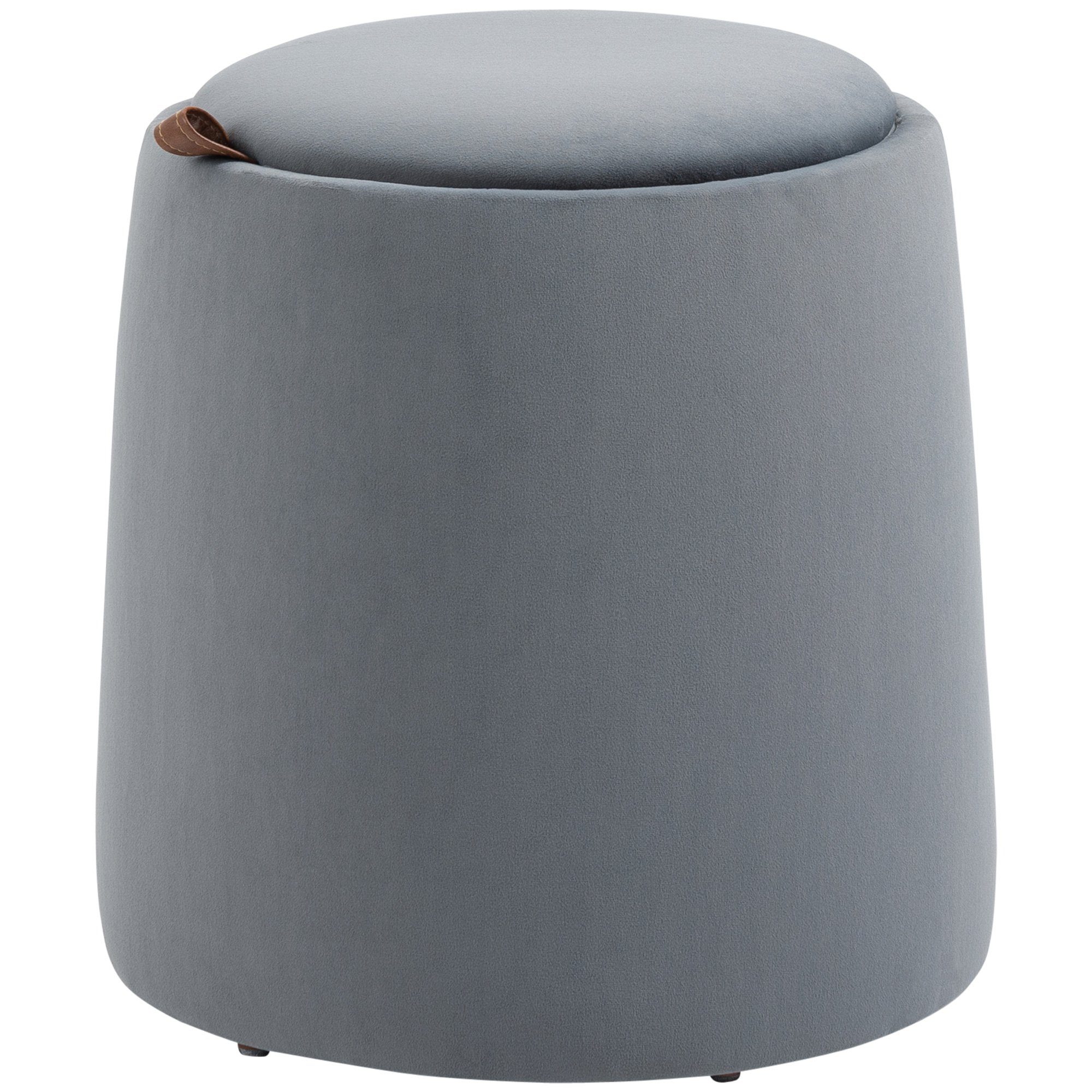 HOMCOM Sitzbank 2-in-1 Hocker in Samtoptik günstig online kaufen